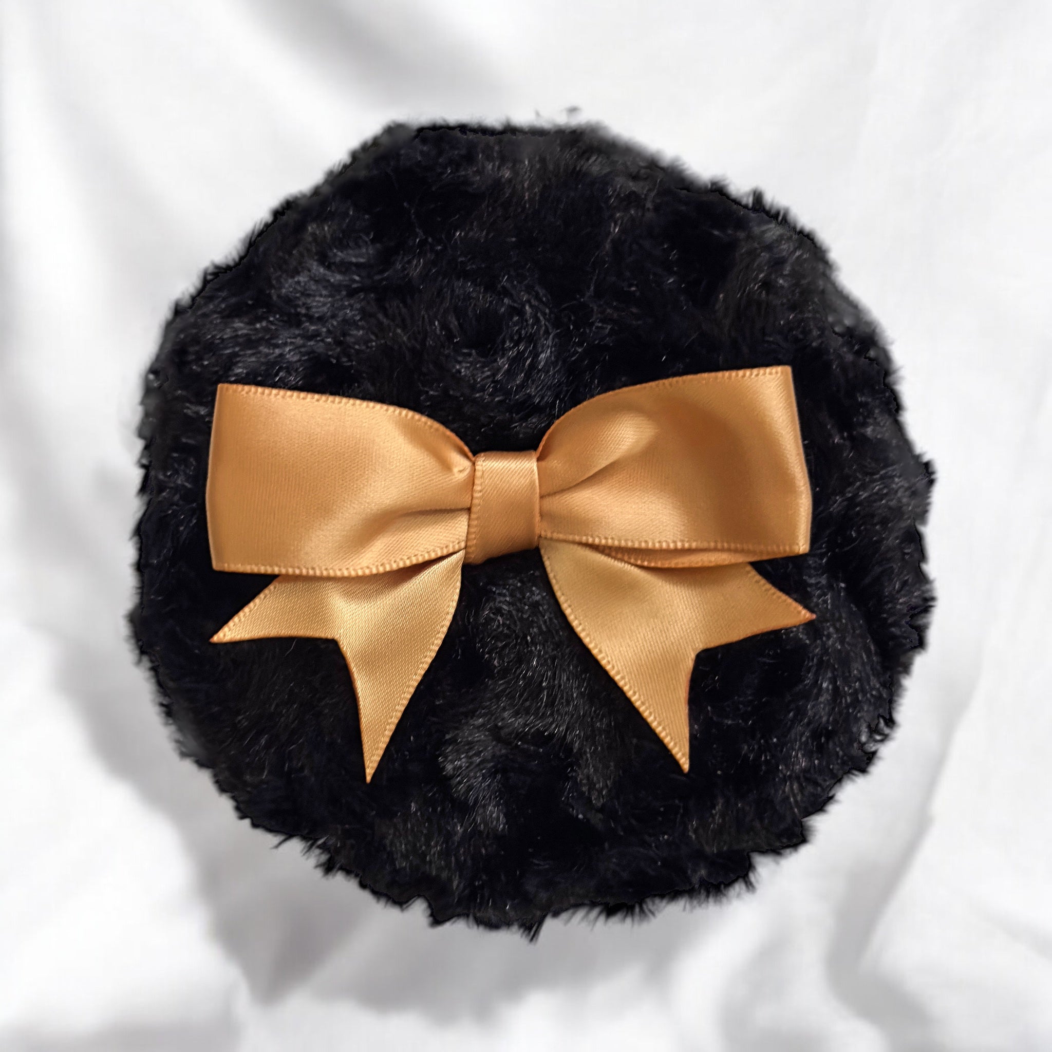 POWDER Puff + Bowl SET - BLACK