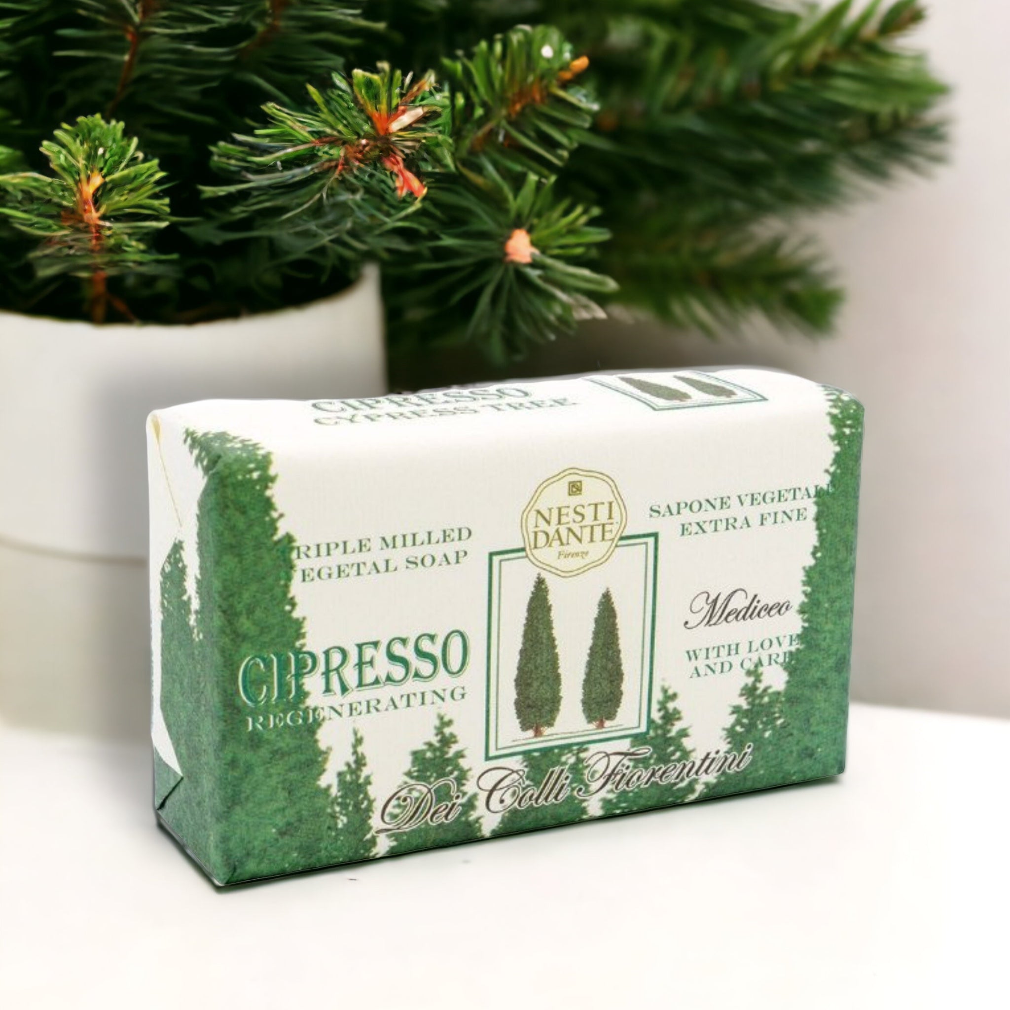NESTI DANTE Cypress Tree Bar Soap (Cipresso) - MerryBath.com