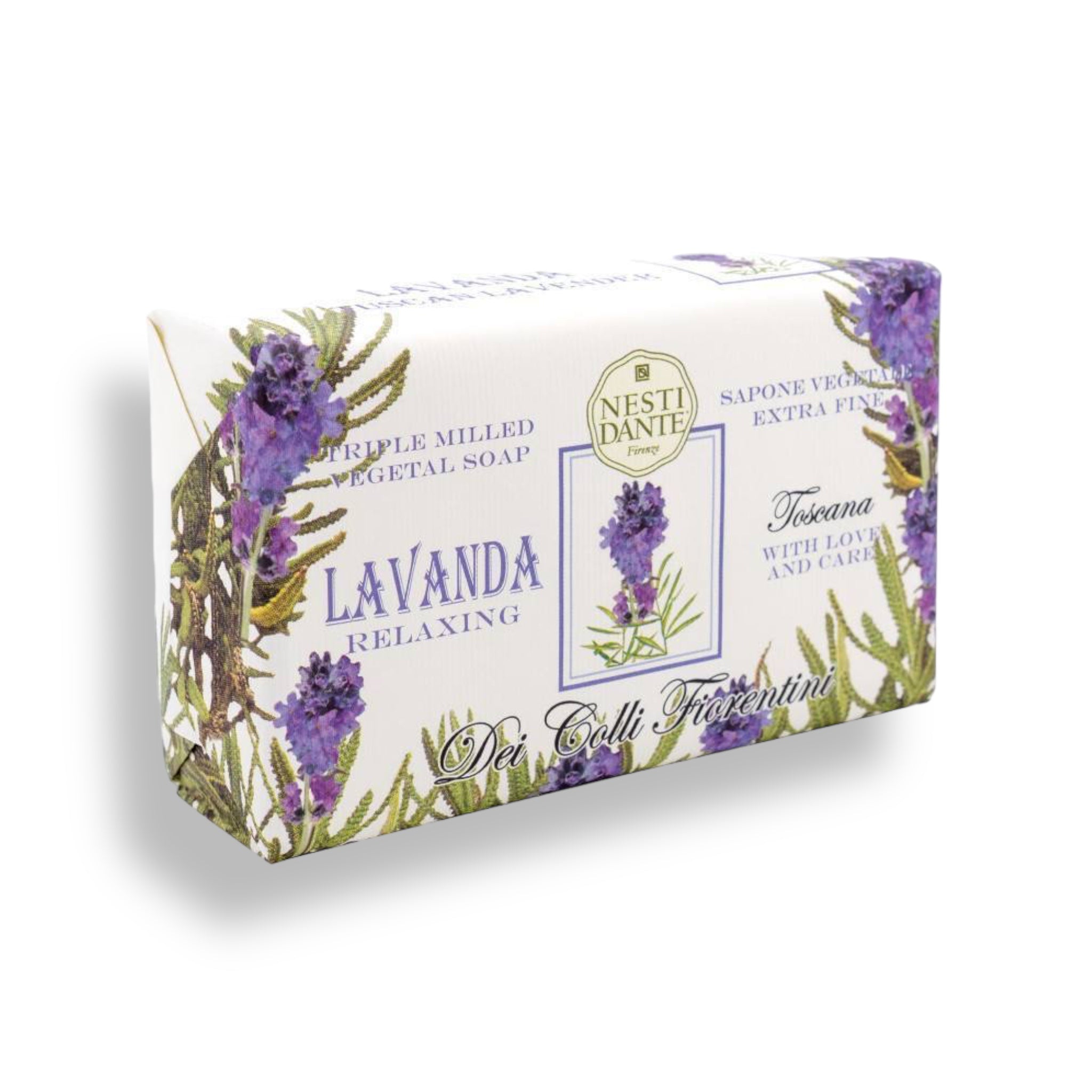 NESTI DANTE Tuscan Lavender Soap - MerryBath.com