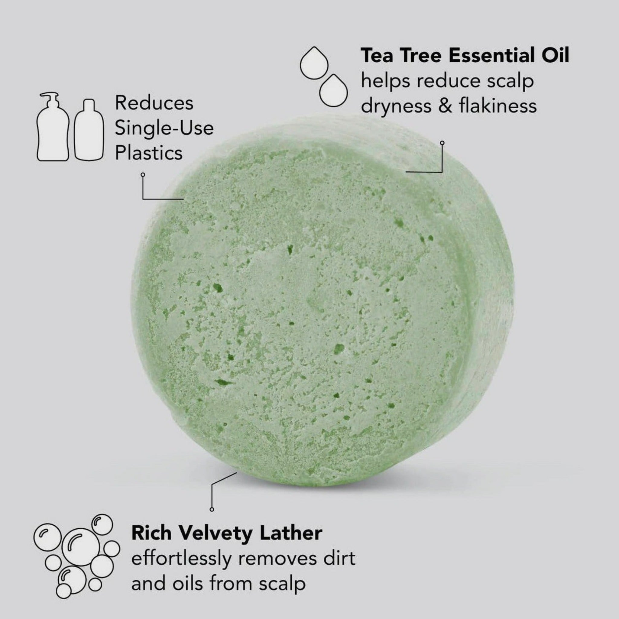 Tea Tree + Mint Clarifying Shampoo Bar