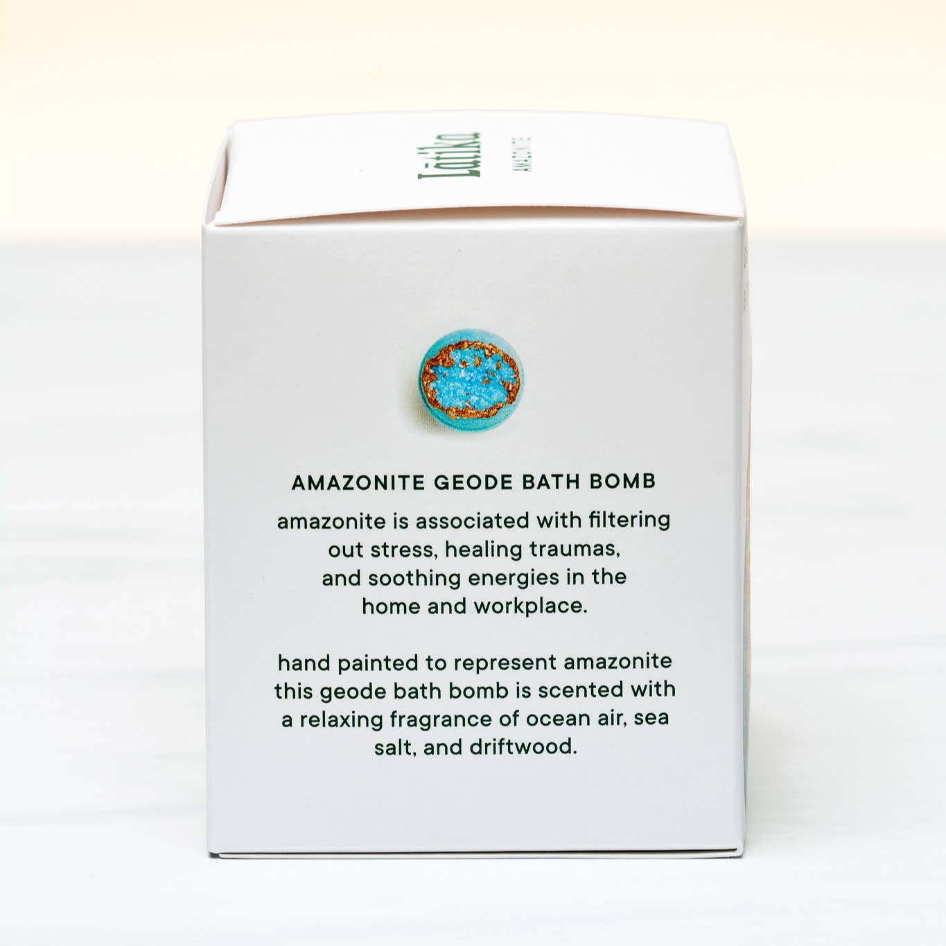 Latika GEODE Bath Bomb - Amazonite