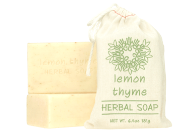 LEMON THYME Exfoliating Soap - Herbal Collection