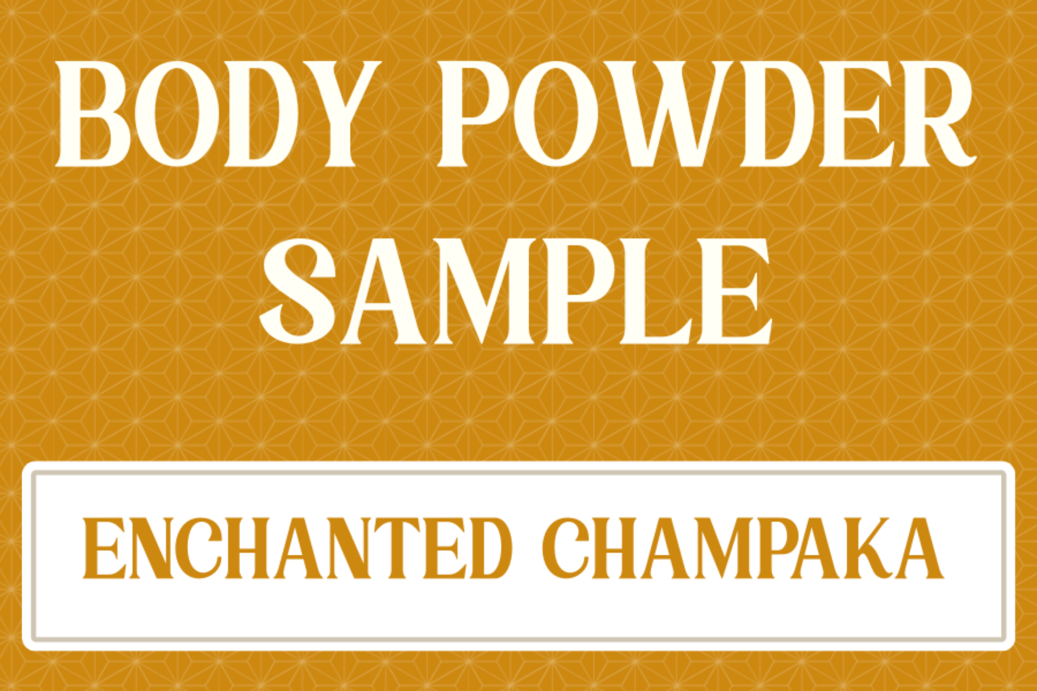 Natural Body Powder - Enchanted Champaka