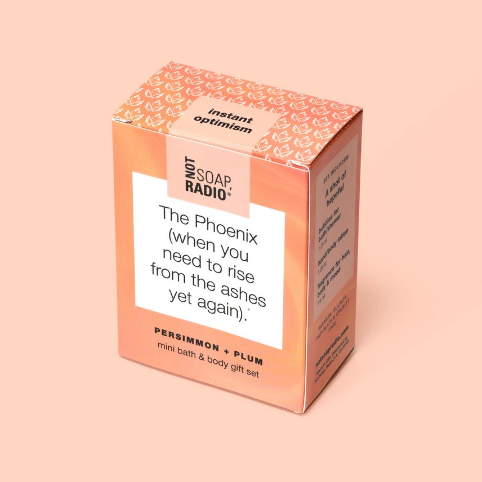 Not Soap Radio PHOENIX Mini Set Persimmon + Plum - Travel Sampler