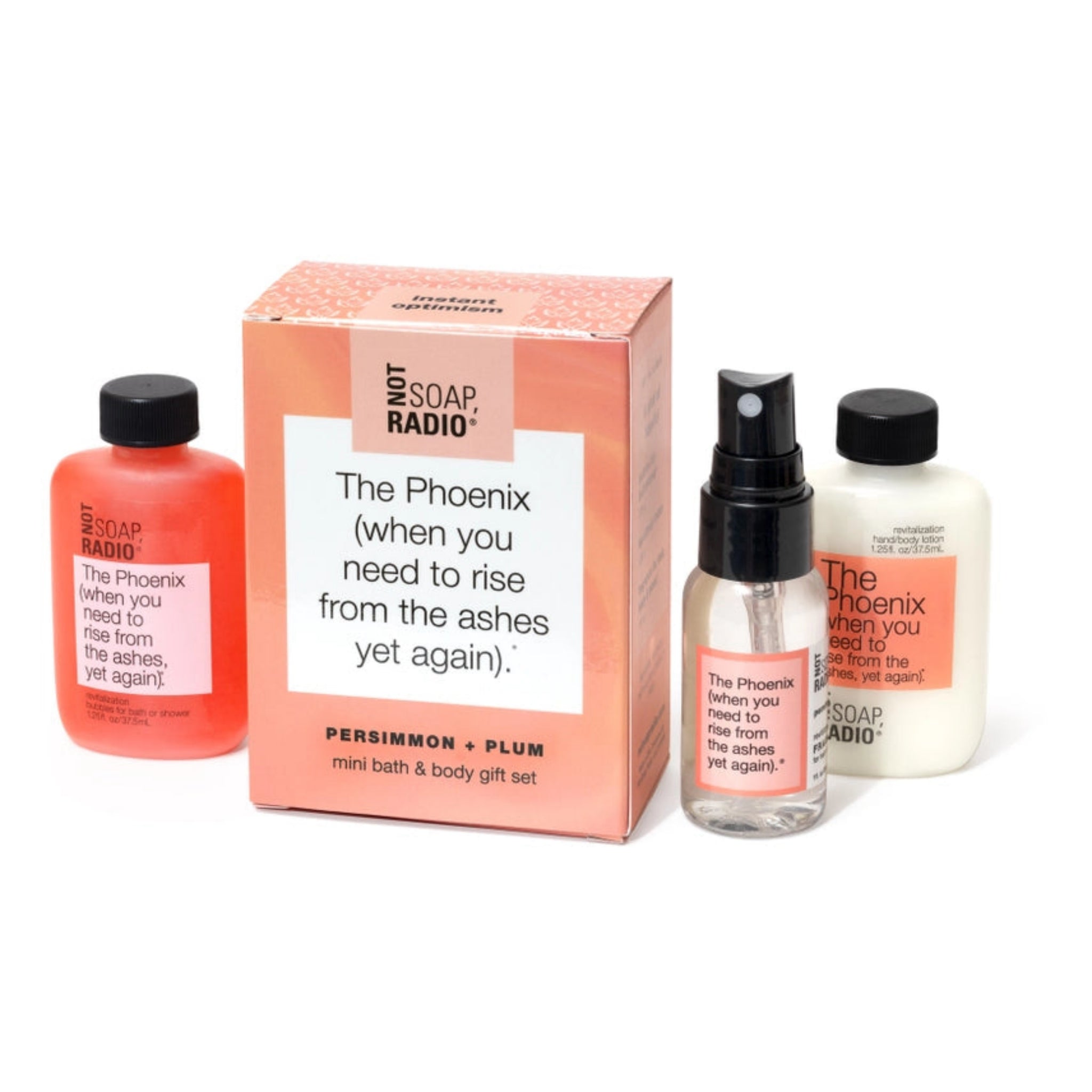 Not Soap Radio PHOENIX Mini Set Persimmon + Plum - Travel Sampler
