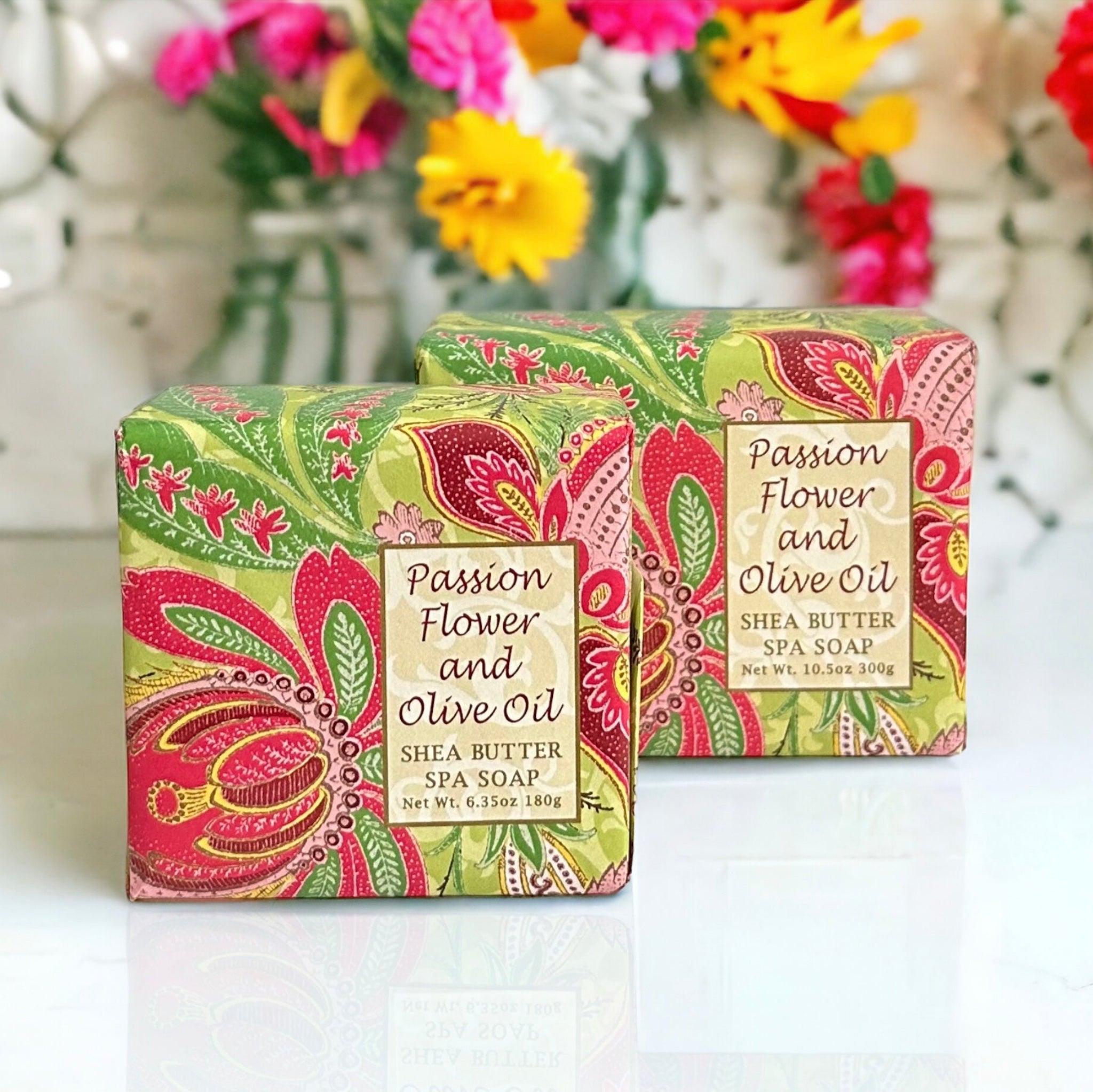 Greenwich Bay Trading Company PASSION Flower & OLIVE OIL soap 6.3 oz