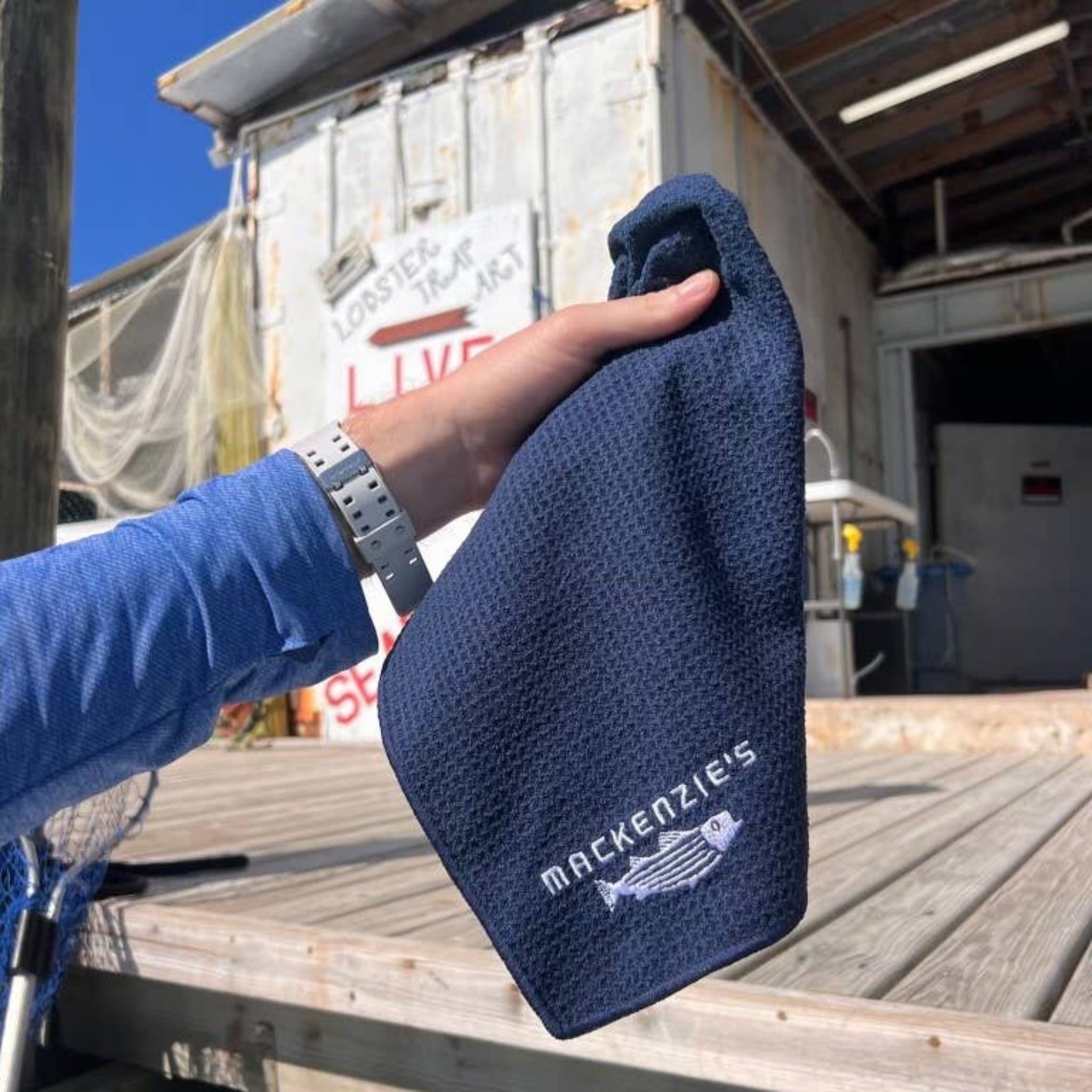 Signature Fishing Towel with Carabiner Clip