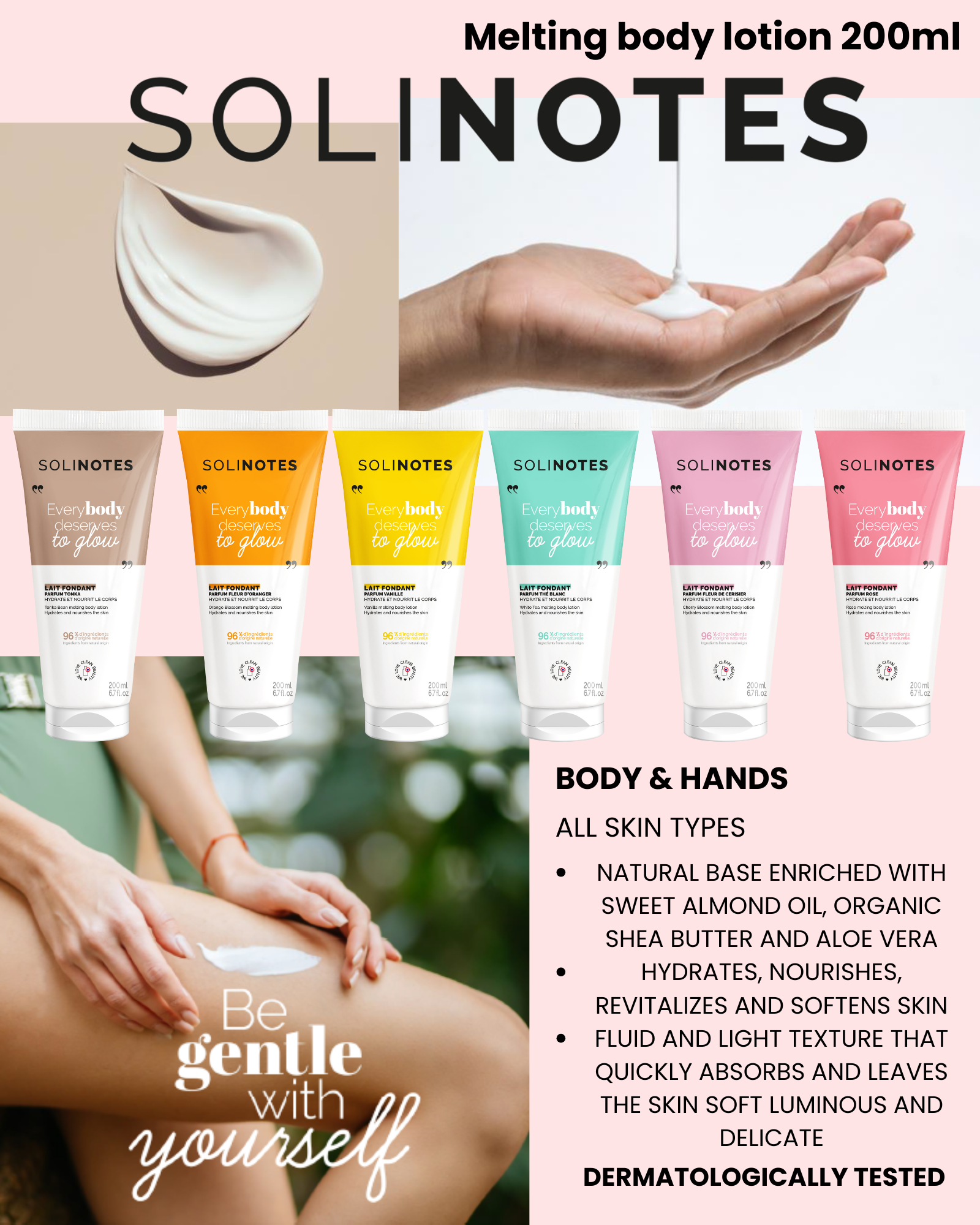 Solinotes Melting Body Lotions