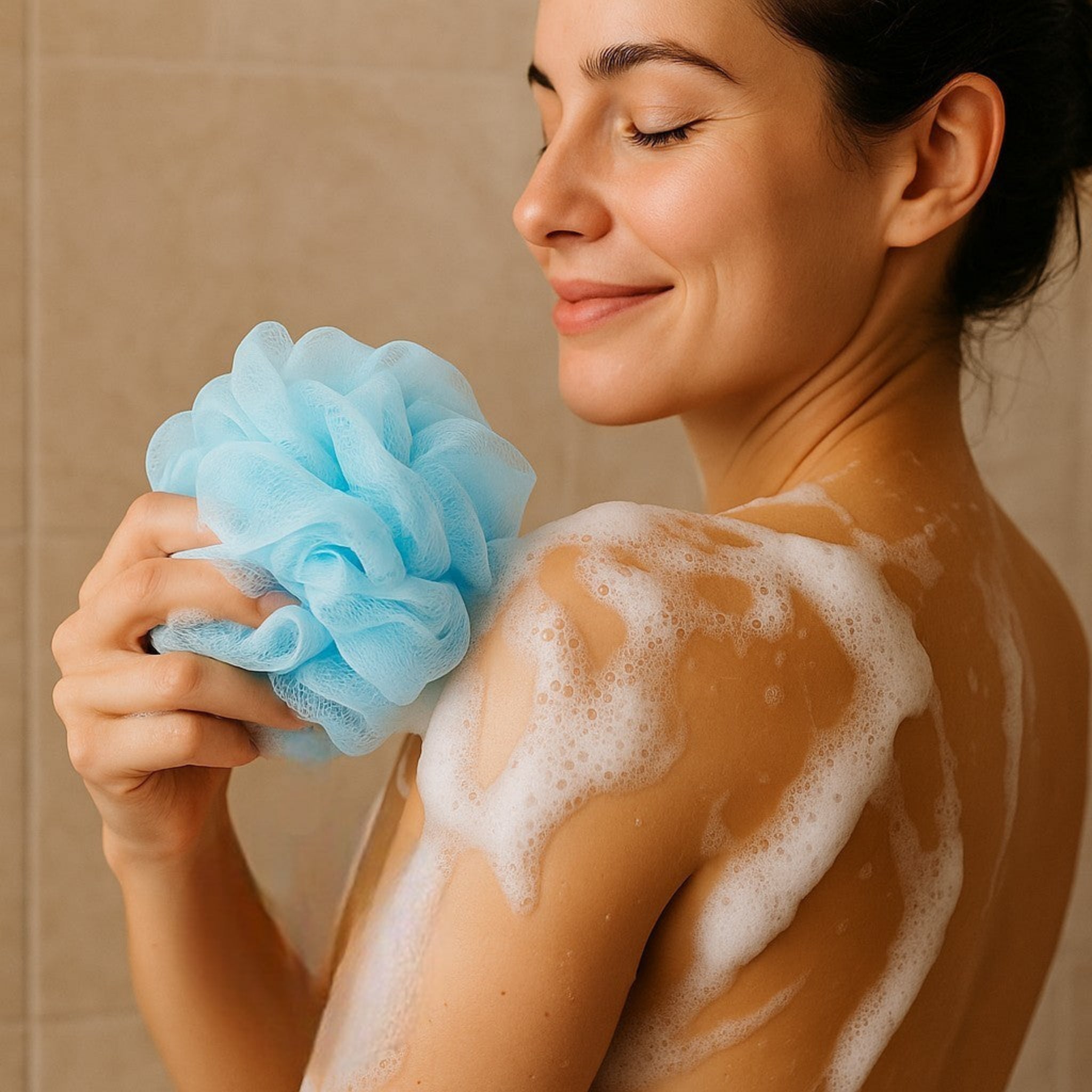 Spa Sister Chiffon BATH SPONGE Pouf