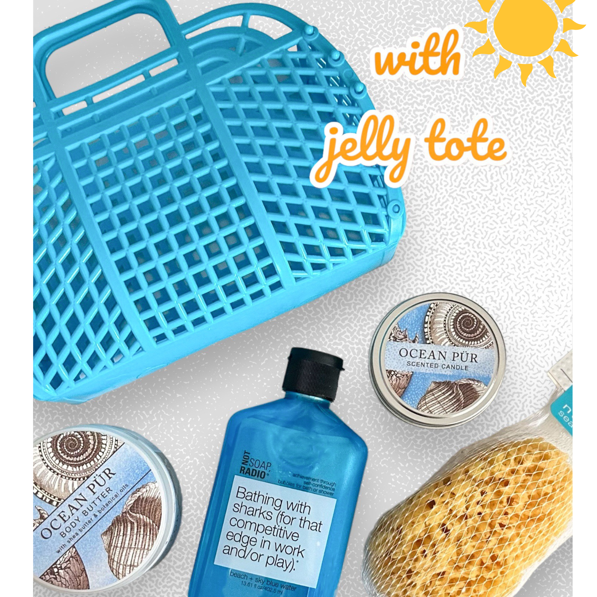 Ocean 5 Pamper Set with Free Jelly Tote