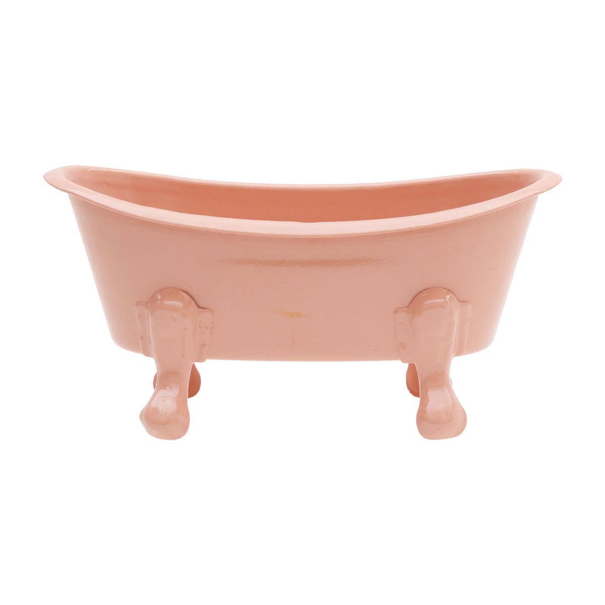 Enamel Bathtub Metal Soap Dish - Pastels