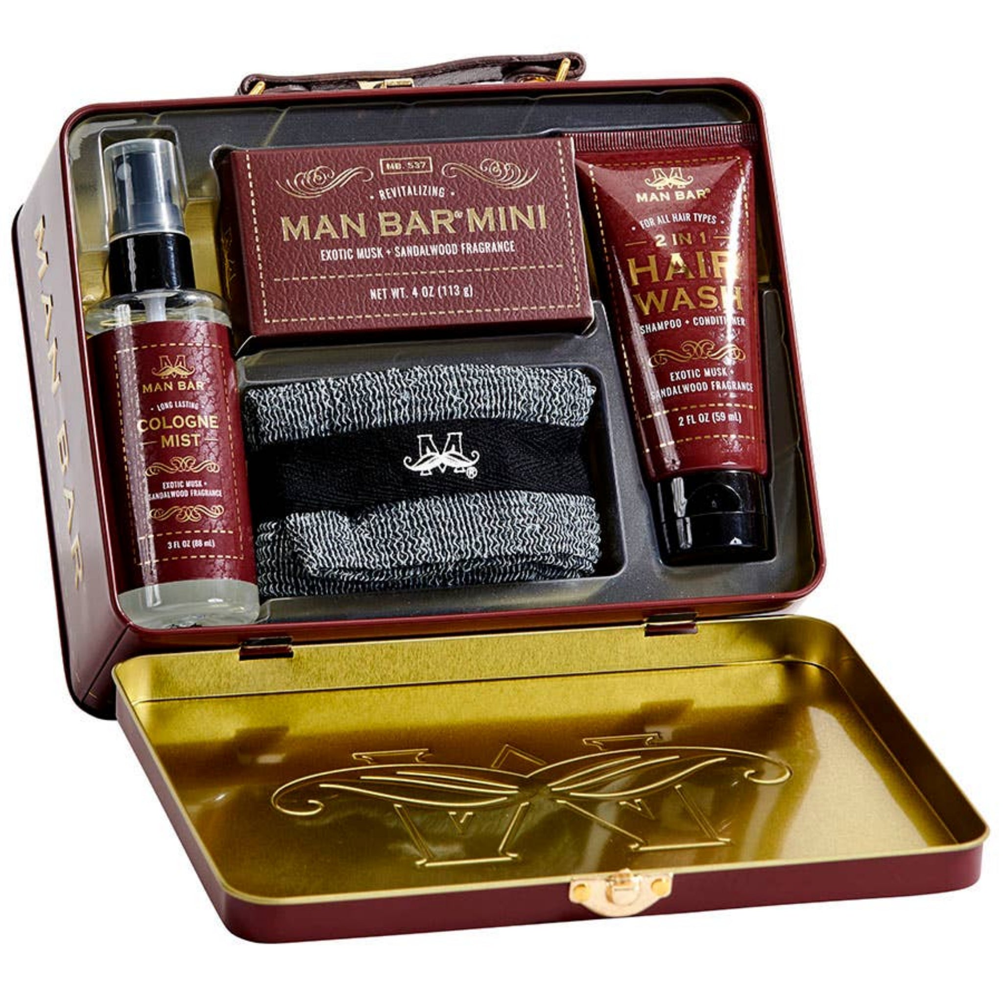 MAN BAR Travel Set - EXOTIC MUSK & SANDALWOOD