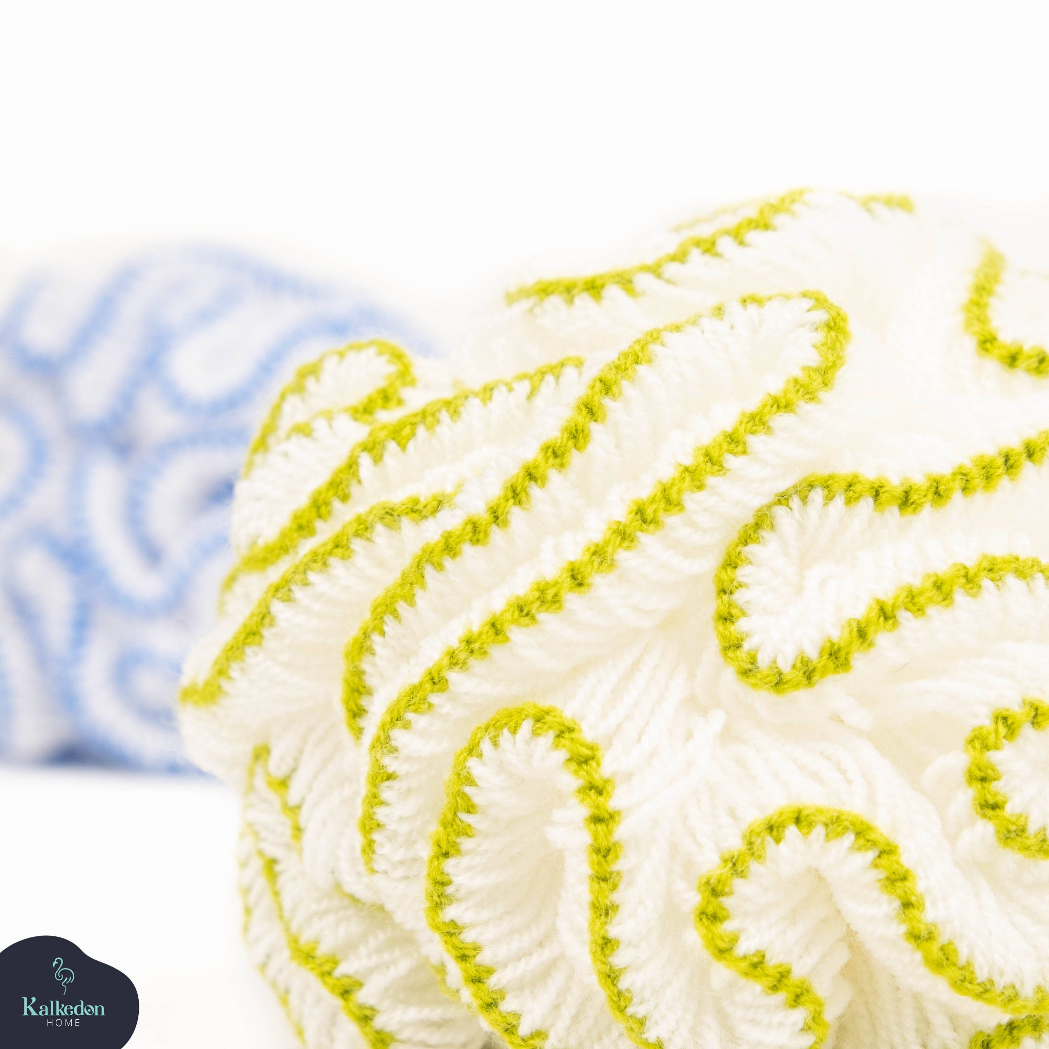 Organic Cotton KNIT SHOWER POUF