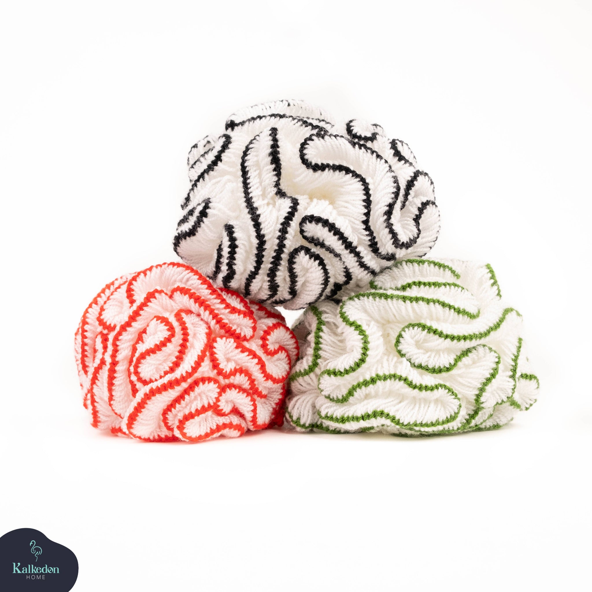 Organic Cotton KNIT SHOWER POUF