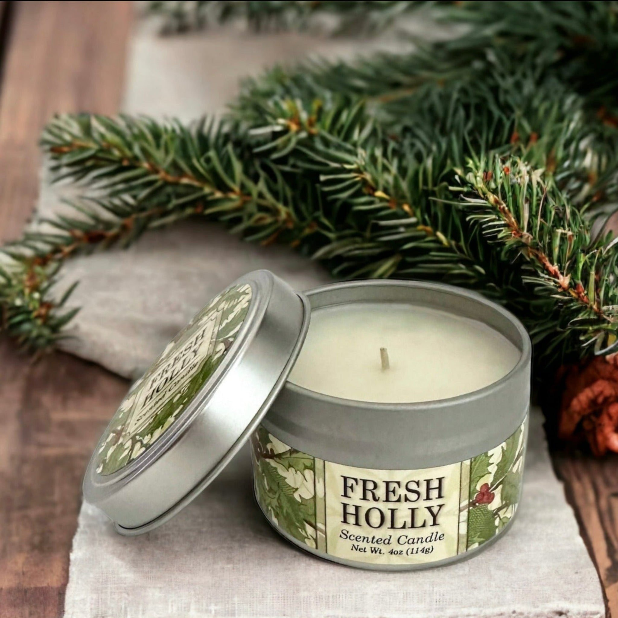 Greenwich Bay Trading Company Fresh Holly Candle