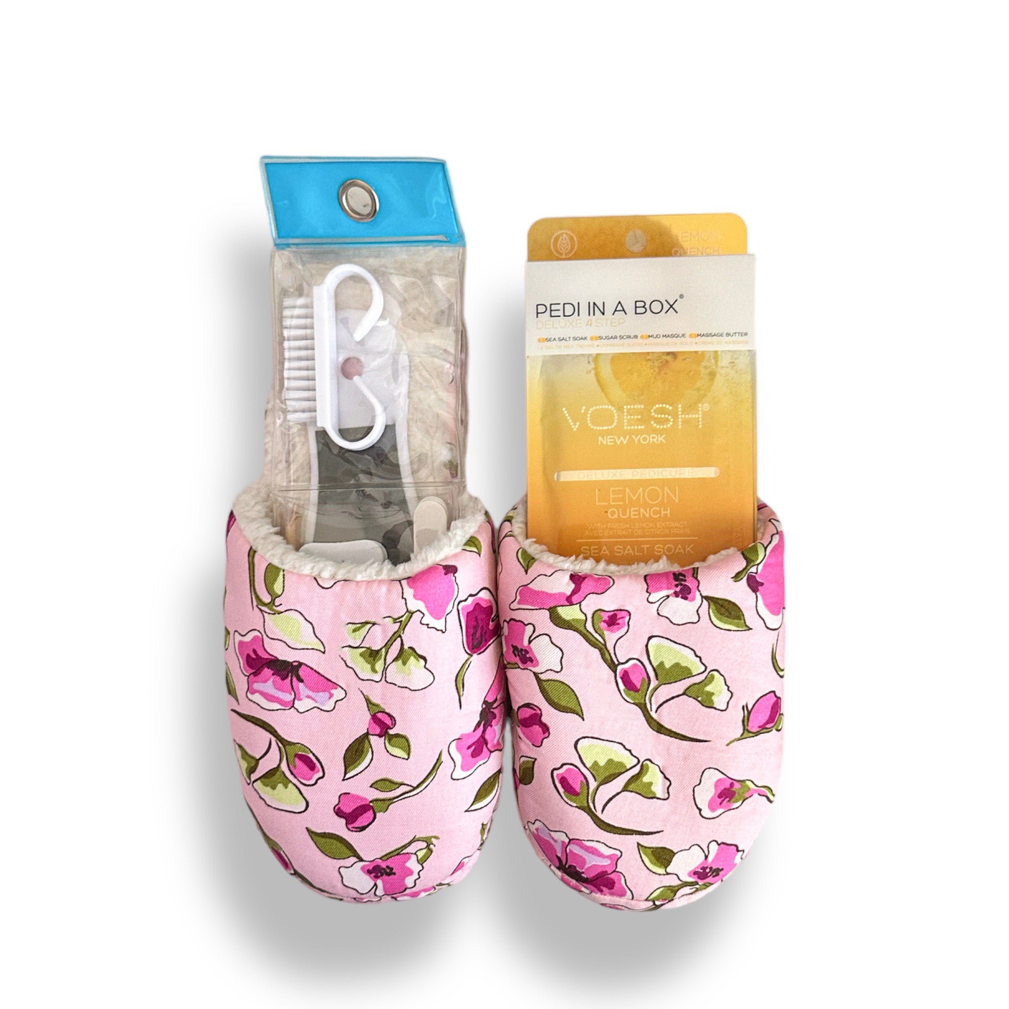 Floral Slipper Footcare Bundle