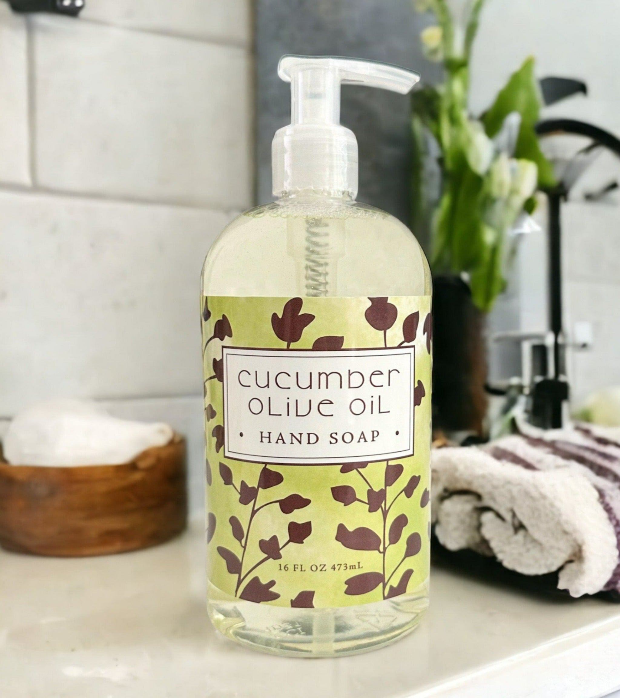 Greenwich Bay Trading Company CUCUMBER OLIVE OIL Hand Soap