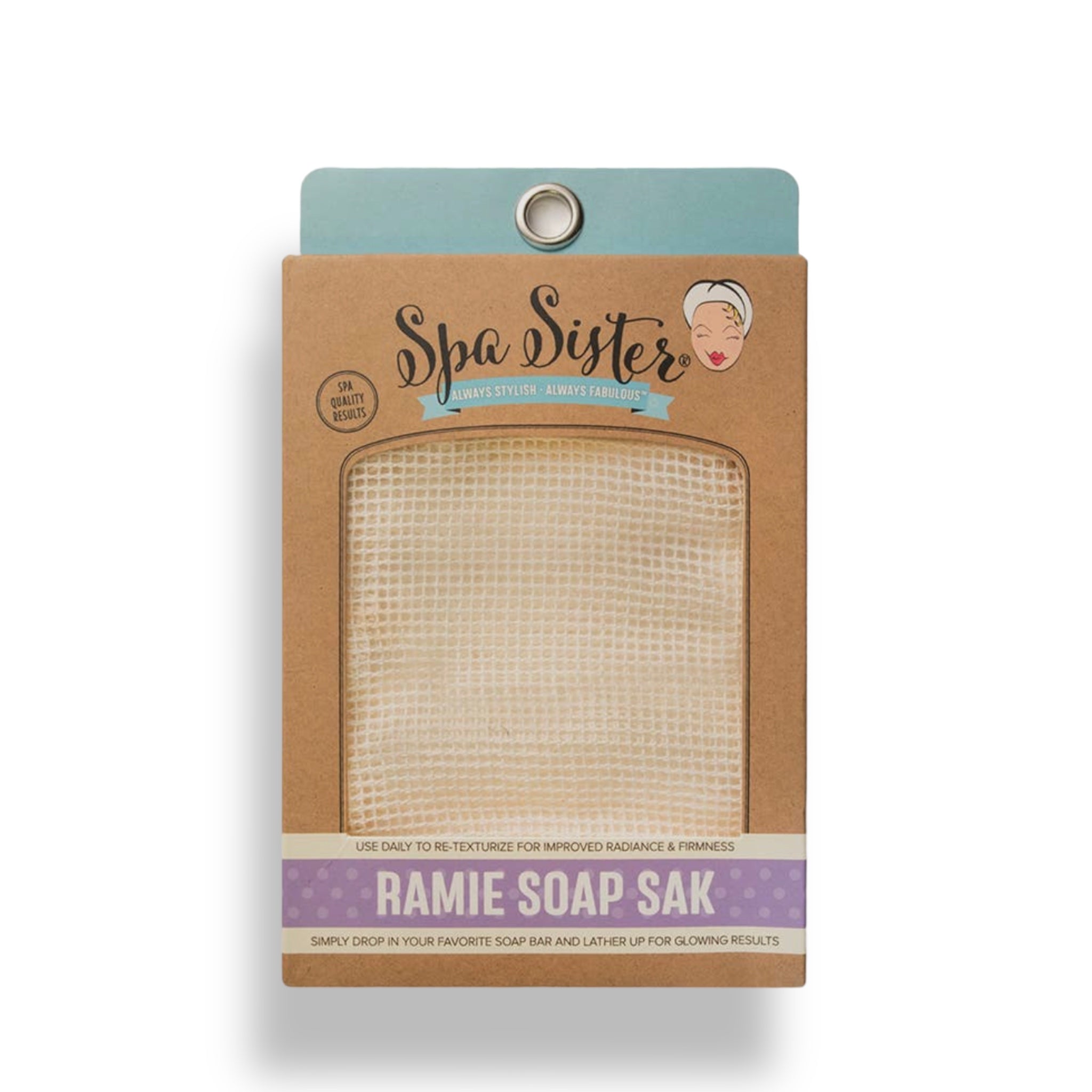 Spa Sister Ramie Soap Sak Bag Soap Saver