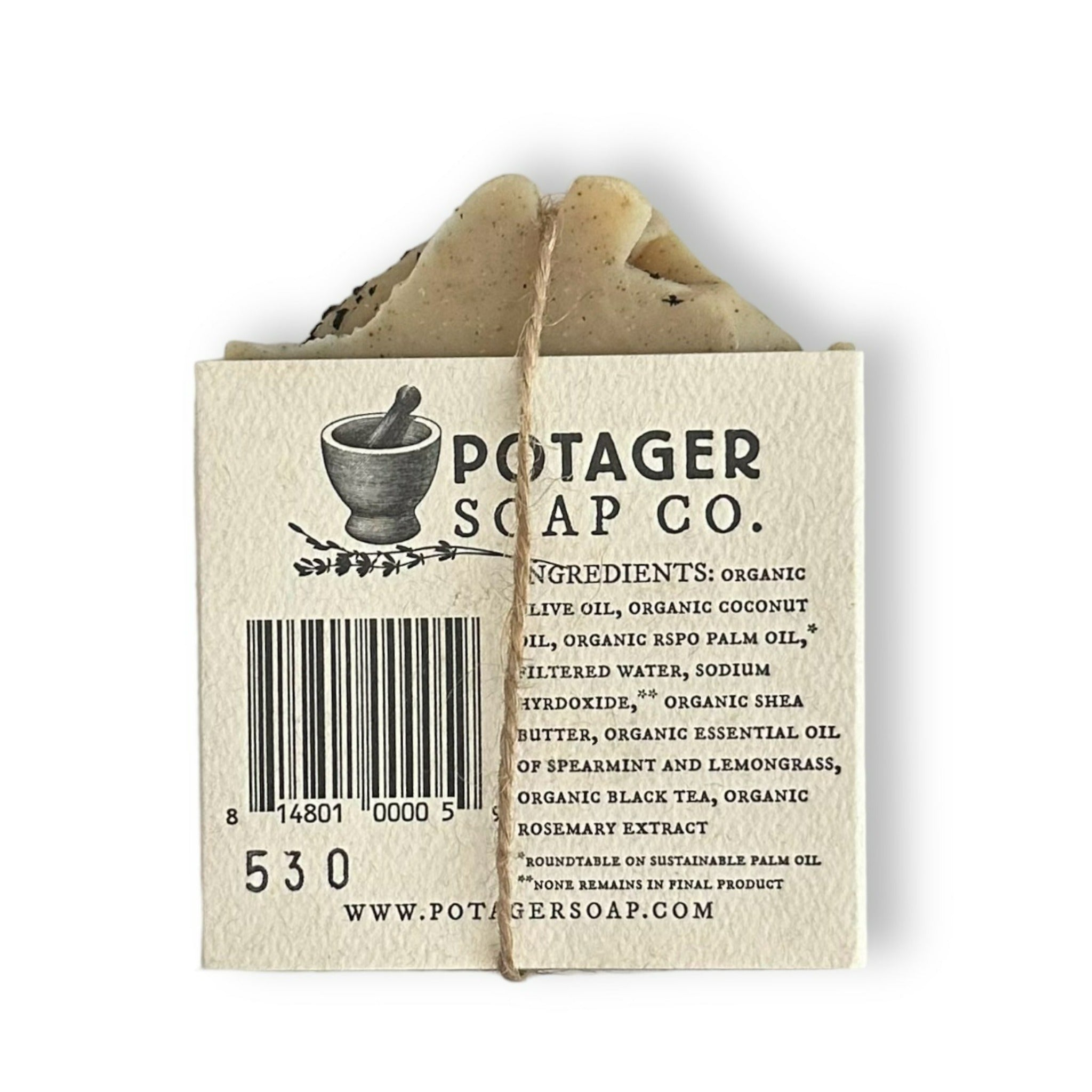 Potager Organic Soaps Mint Tea