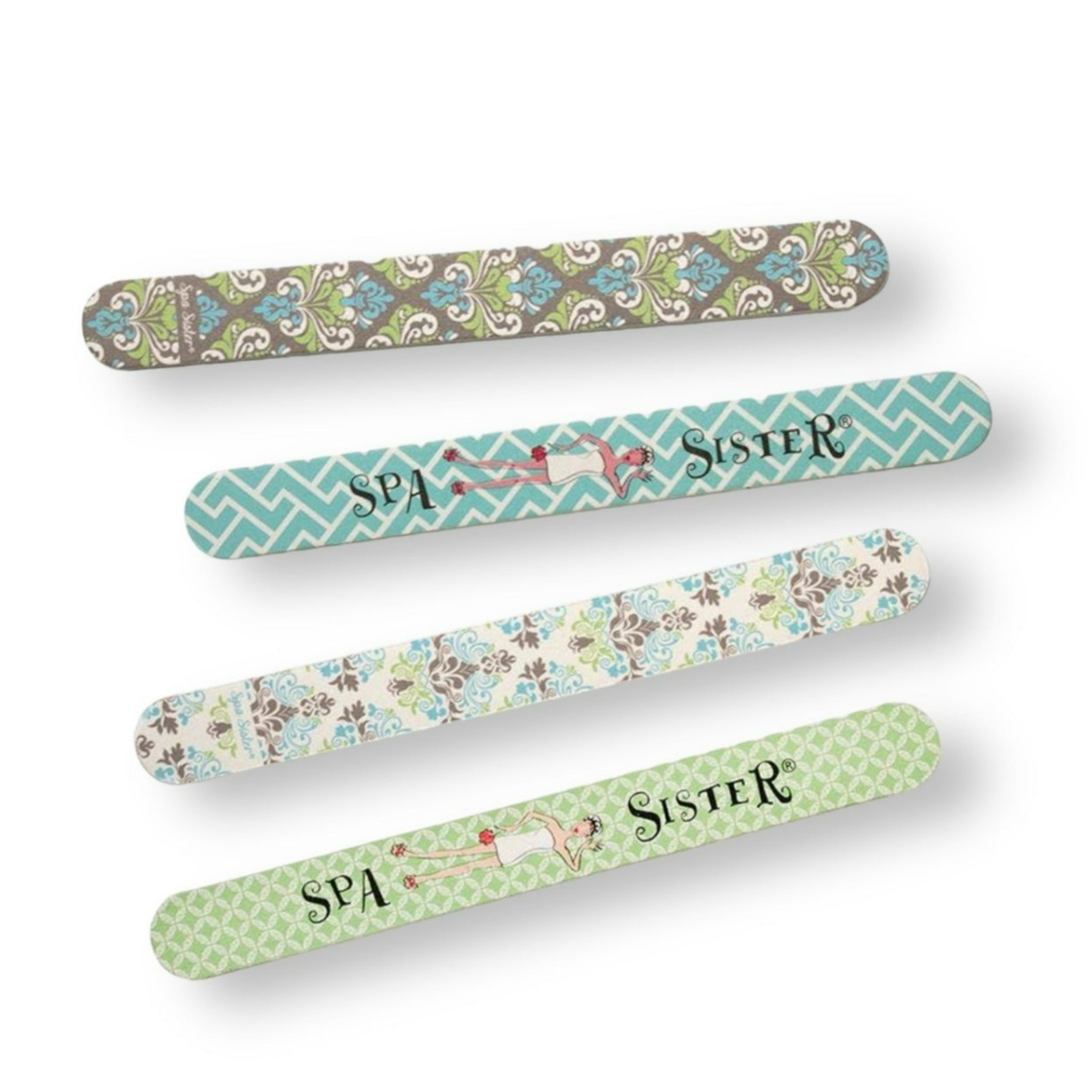 Spa Sister Emery Boards - Set of 4