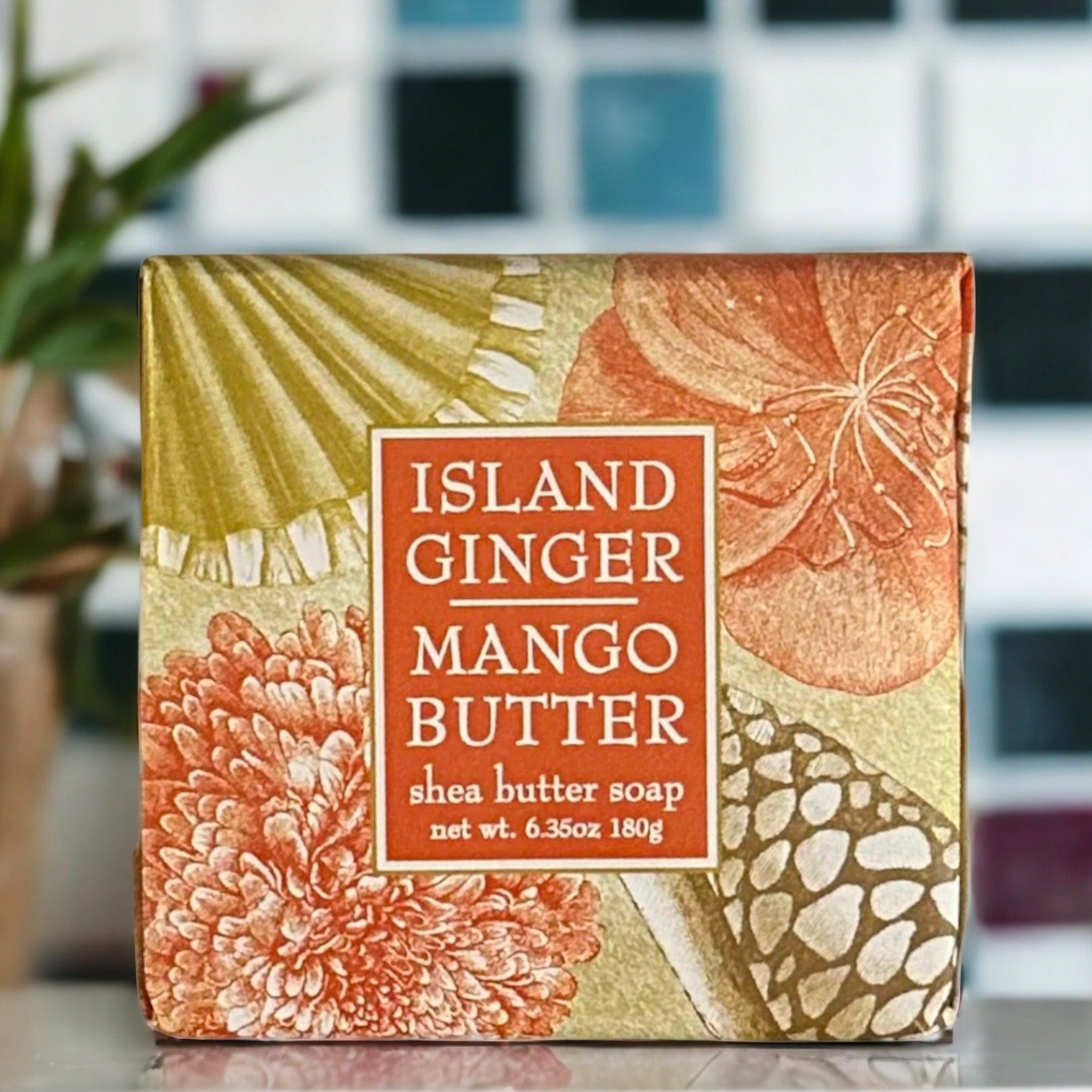 Greenwich Bay Trading Company Island Ginger and Mango Butter Soap 