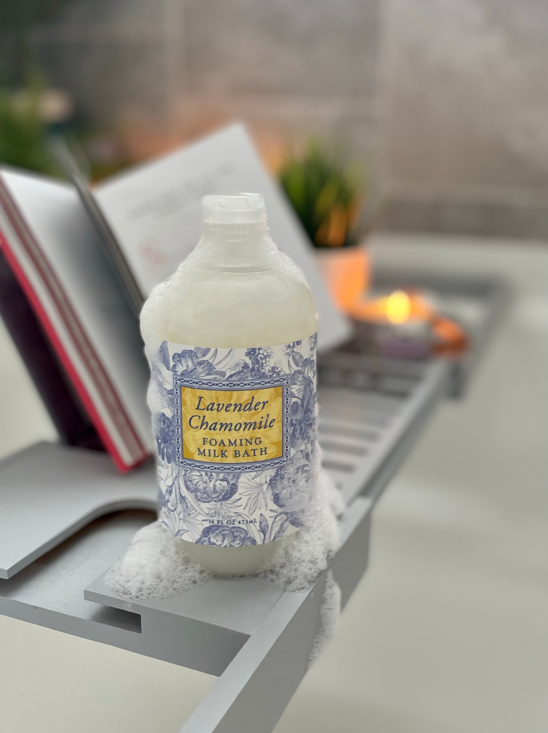 Bath Treats - GREENWICH BAY - Foaming Milk Bath - LAVENDER CHAMOMILE