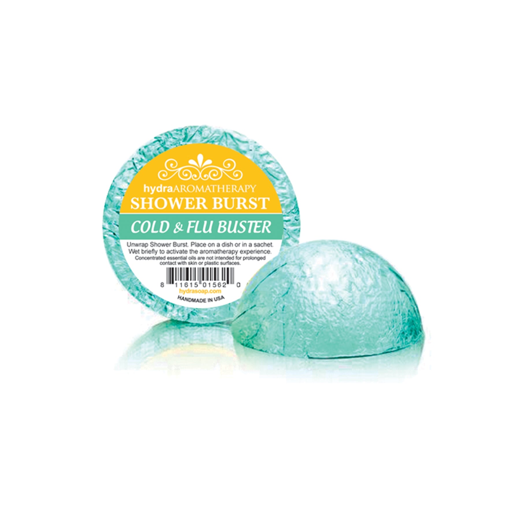 HydraAromatherapy Shower Burst Steamer Duo Set Cold Flu Eucalyptus Lemon