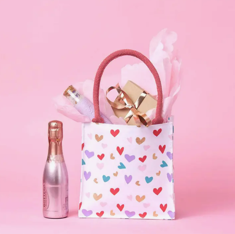 Reusable gift tote bags with fun designs - eco friendly gift wrapping