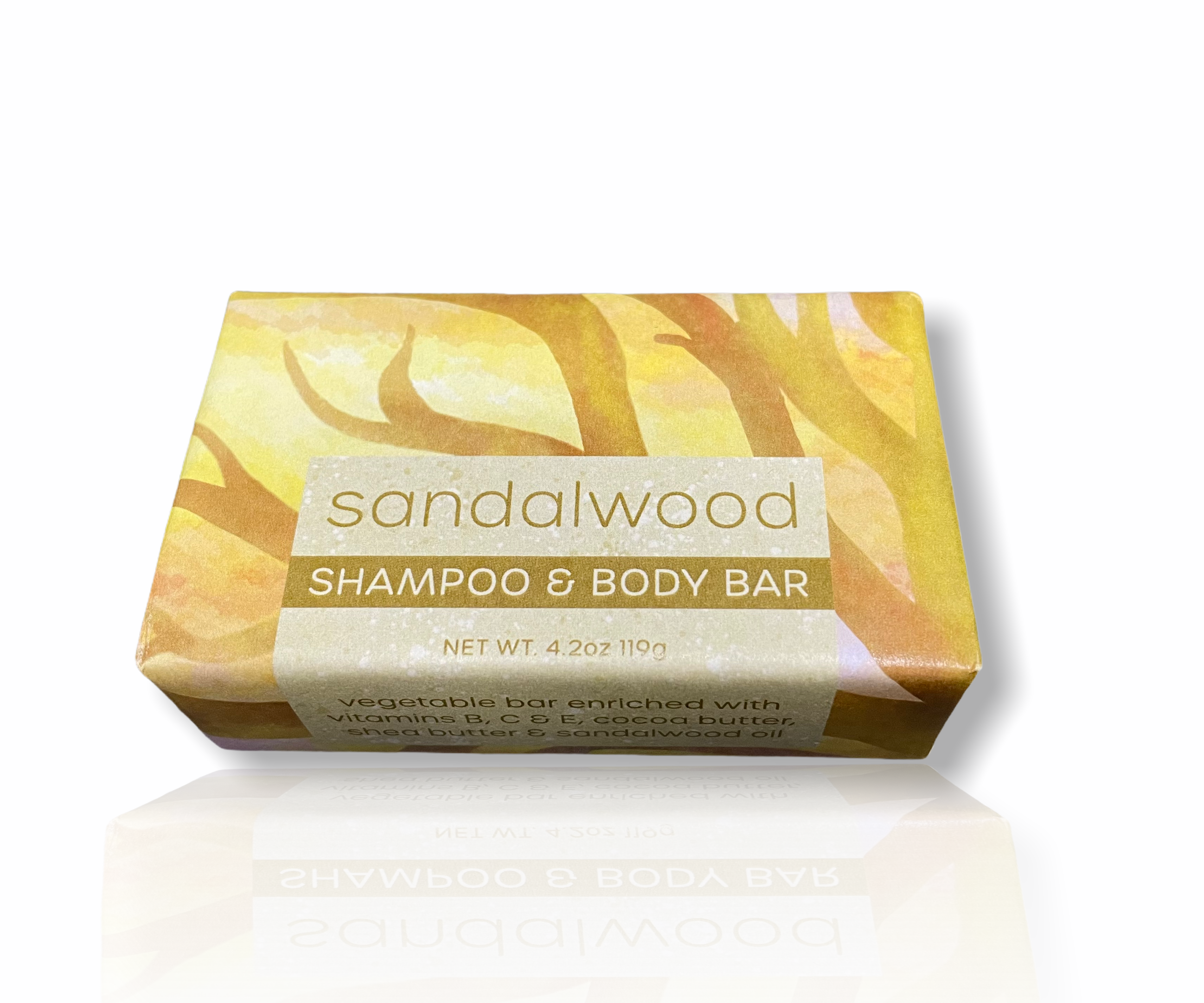 Lodge Tilføj til længde GREENWICH BAY Trading Shampoo & Body Bar Sandalwood 4.2 oz Shea Butter