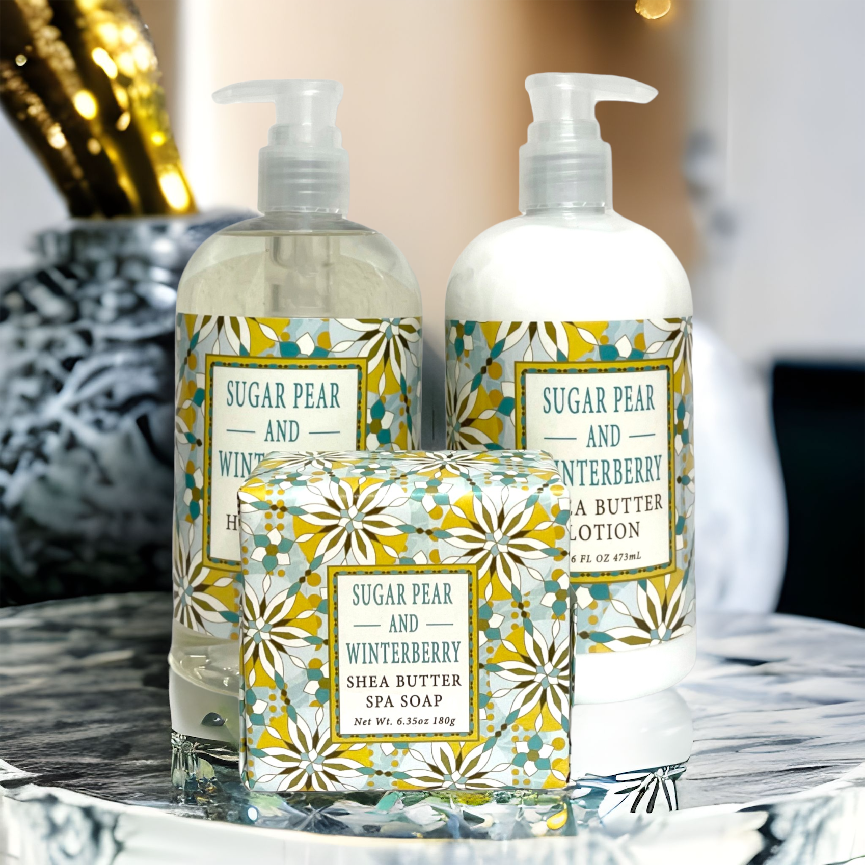 SUGAR PEAR and WINTERBERRY Soap