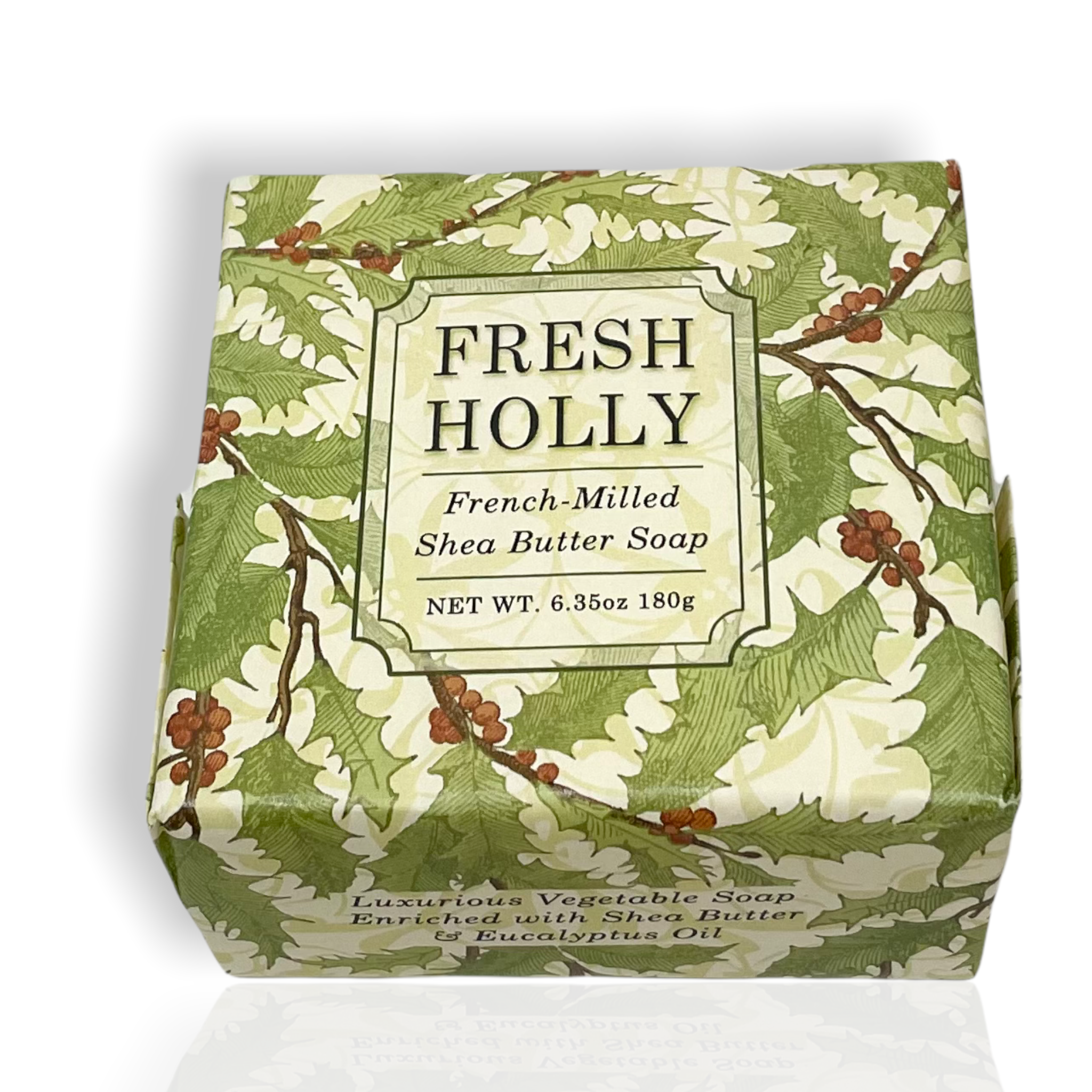 GREENWICH BAY Trading Co - FRESH HOLLY Christmas Holiday soap - Merrybath.com