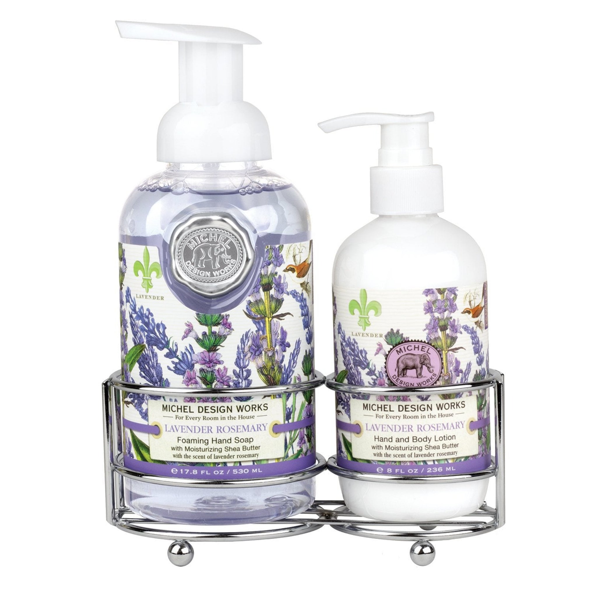Michel Design Works Lavender Rosemary handcare caddy gift set - MerryBath.com