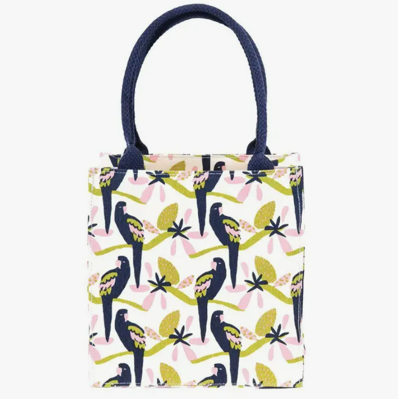 Reusable gift tote bags with fun designs - eco friendly gift wrapping