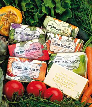 Nesti Dante soaps Horto Botanico line lettuce tomato vegetables -MerryBath.com