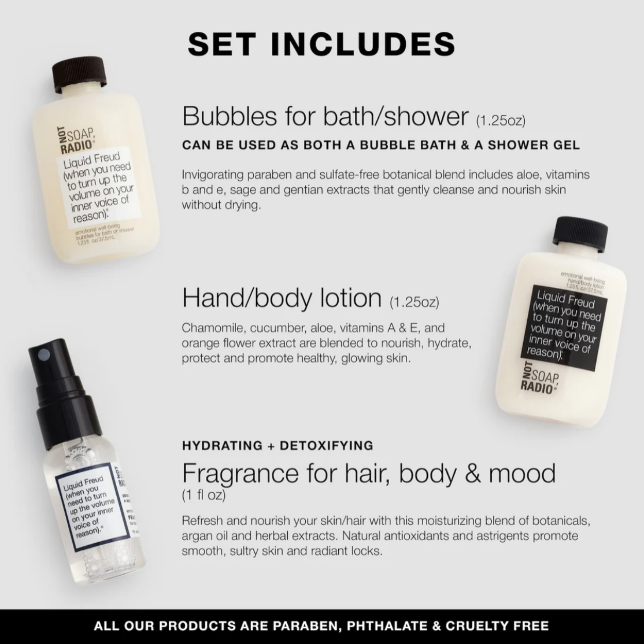 Liquid Freud Mini Set - Coconut Milk + Mango + Vanilla