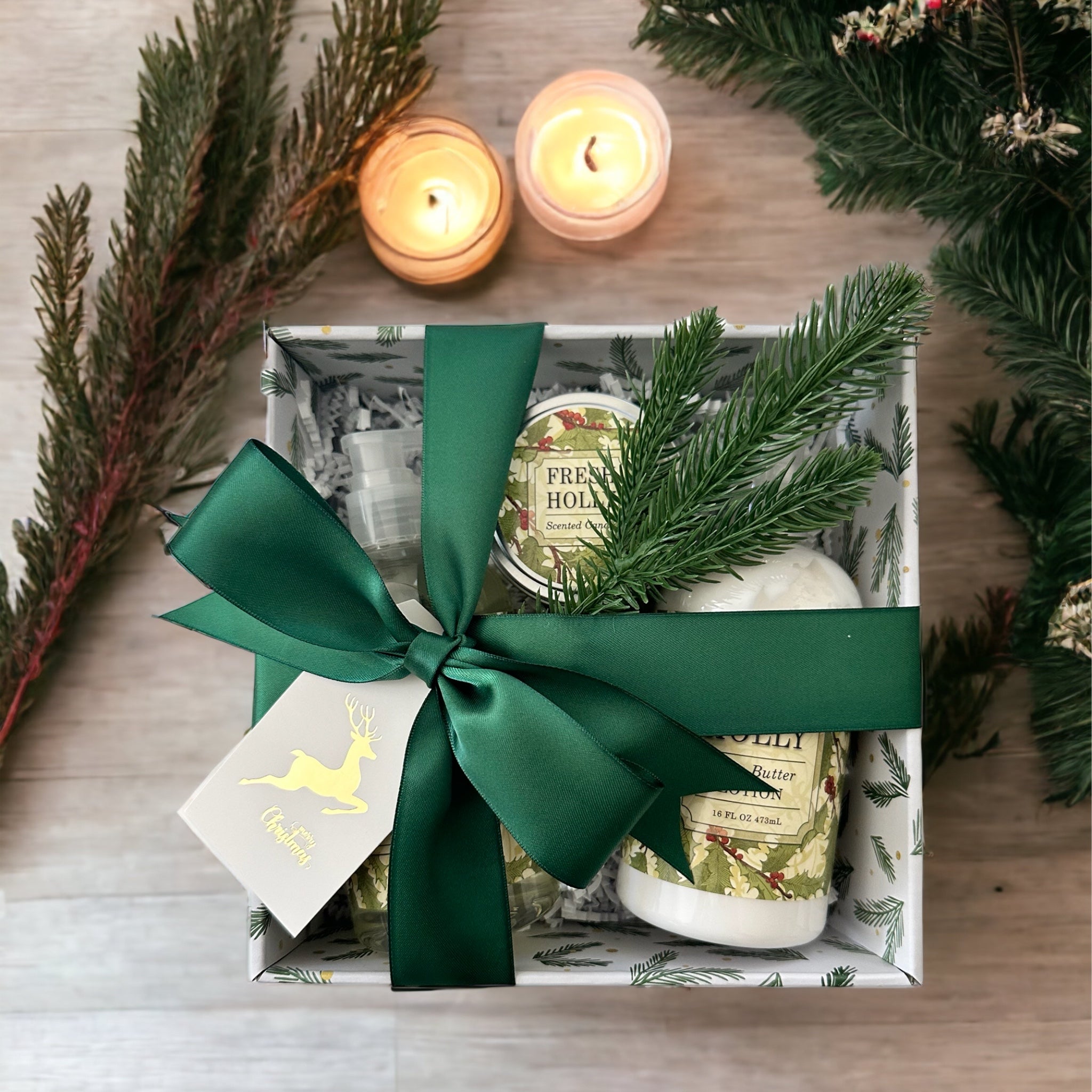 Greenwich Bay Trading Company FRESH HOLLY Holiday Gift Set