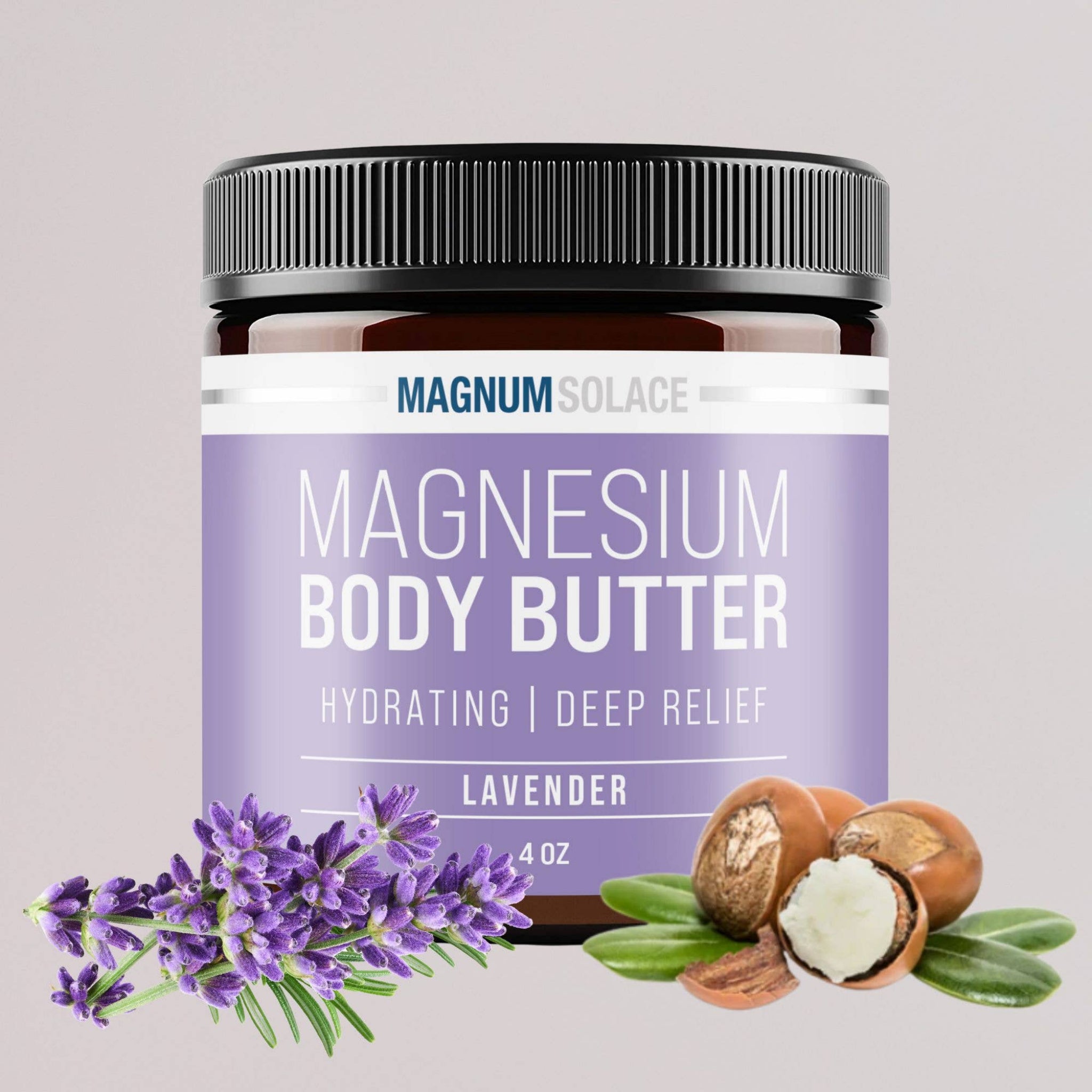 MAGNESIUM Body Butter for Better Sleep - LAVENDER