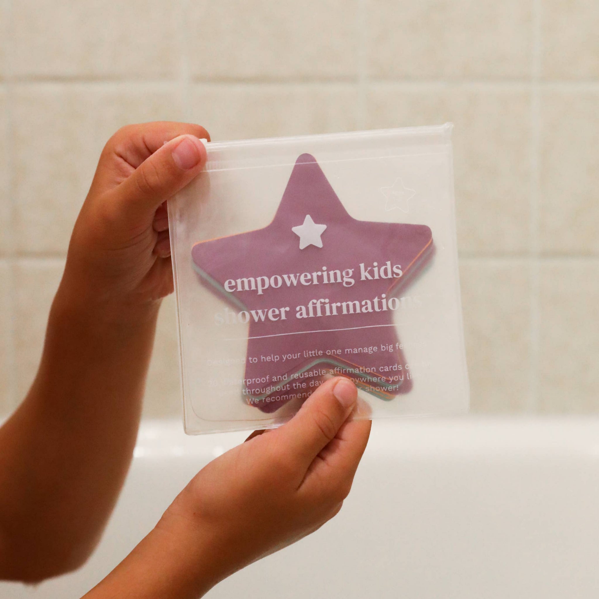 Shower Affirmation™ Cards - EMPOWERING KIDS