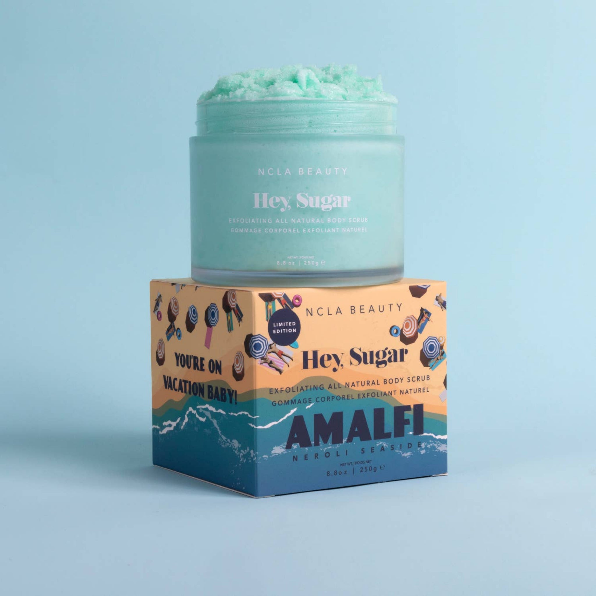 Hey, Sugar All Natural BODY SCRUB - AMALFI Neroli Seaside - NCLA Beauty