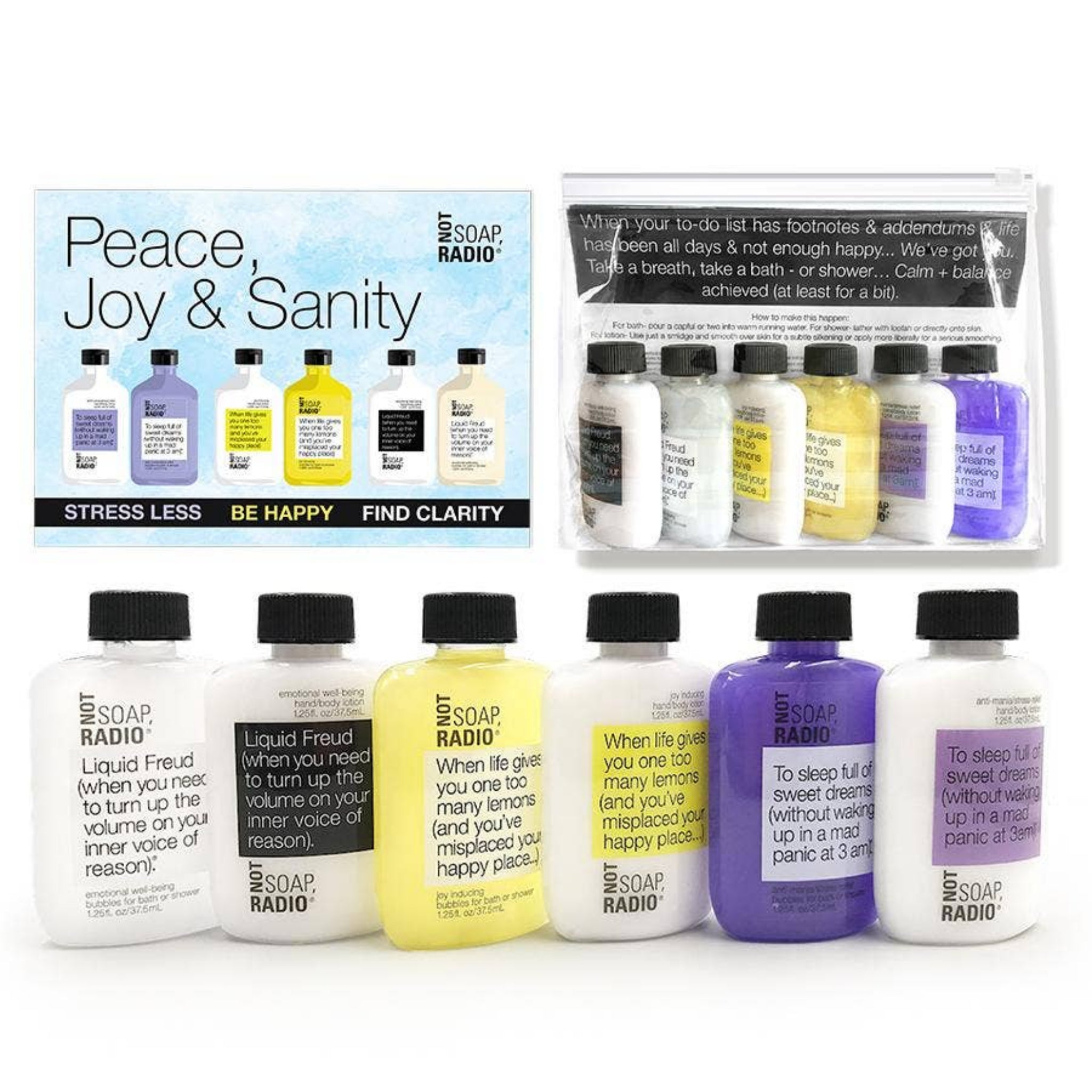 Peace, Joy & Sanity TRAVEL SET