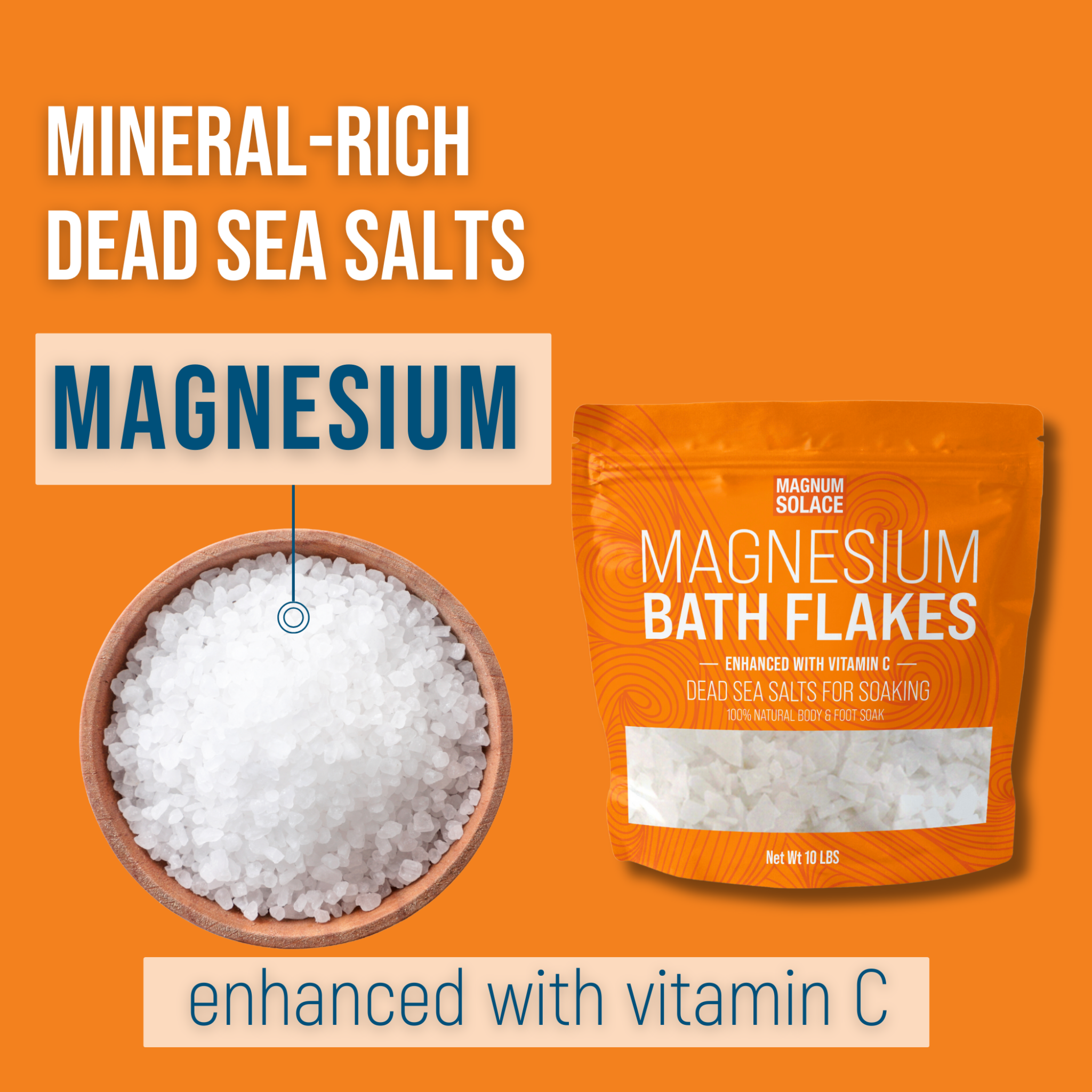 MAGNESIUM Bath Soak With Vitamin C