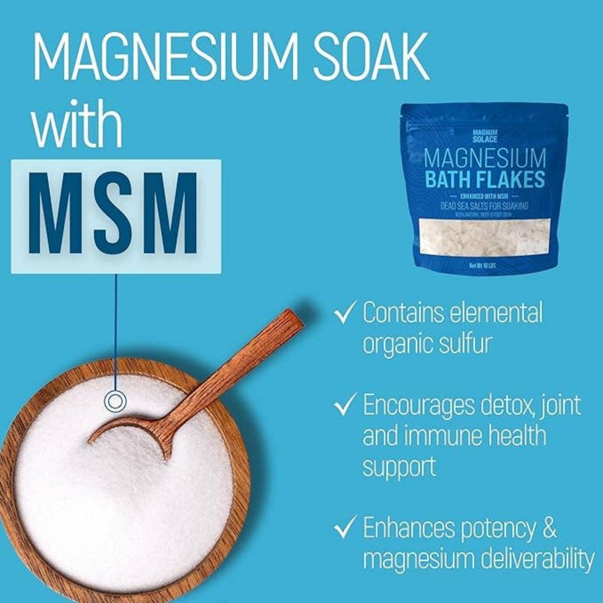 MAGNESIUM Bath Soak With MSM