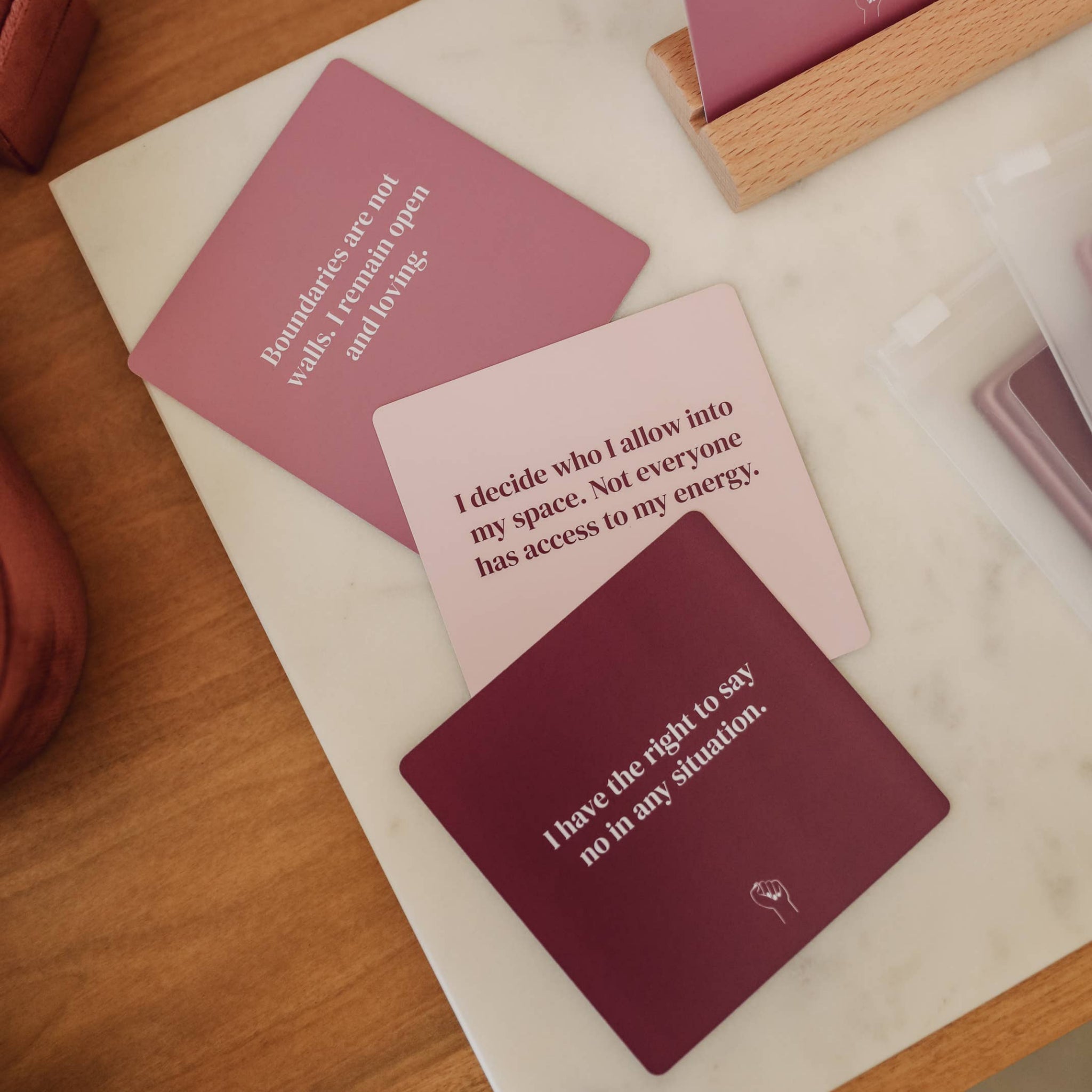 Shower Affirmation™ Cards - BOUNDARIES