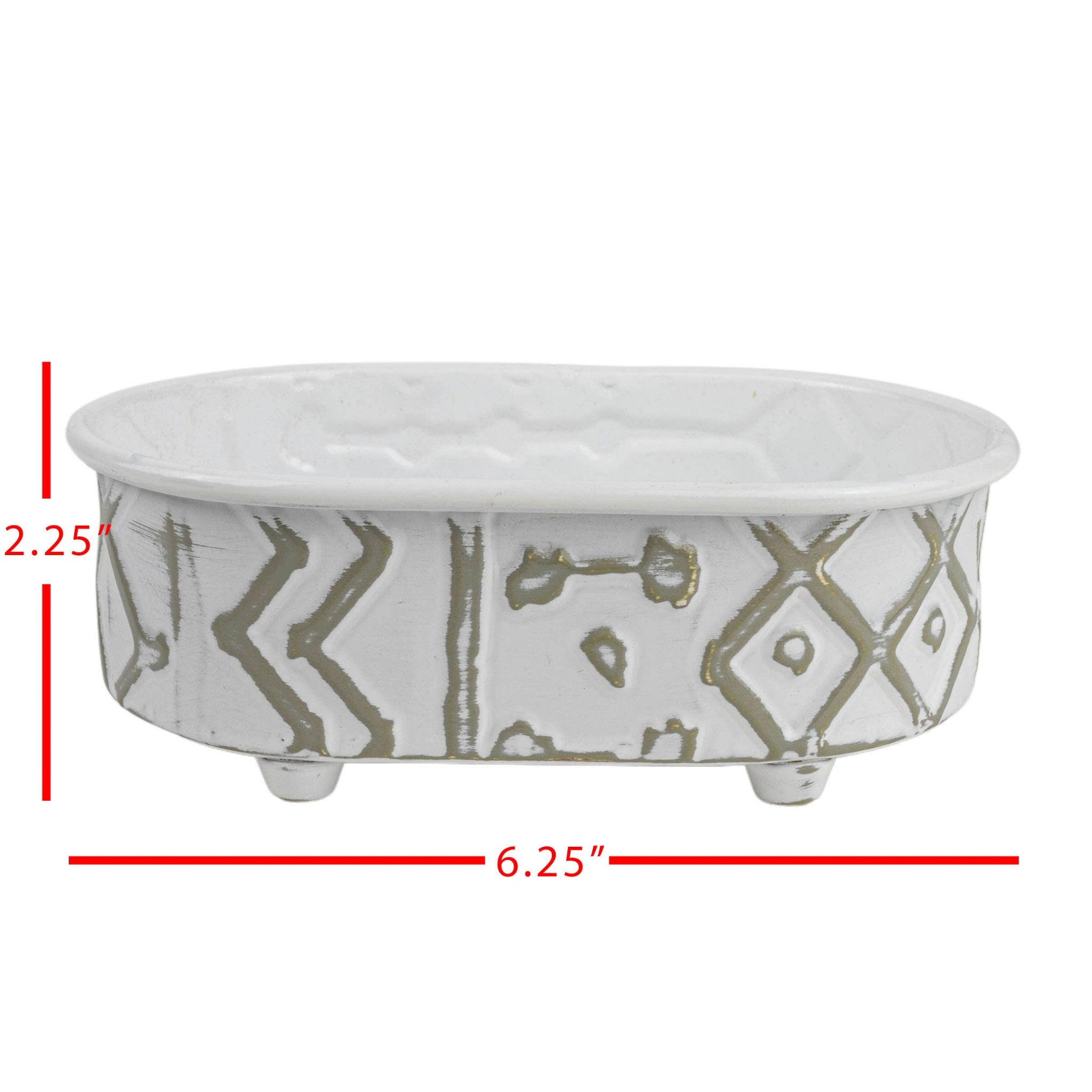 Aaliyah Distressed Metal Soap Dish