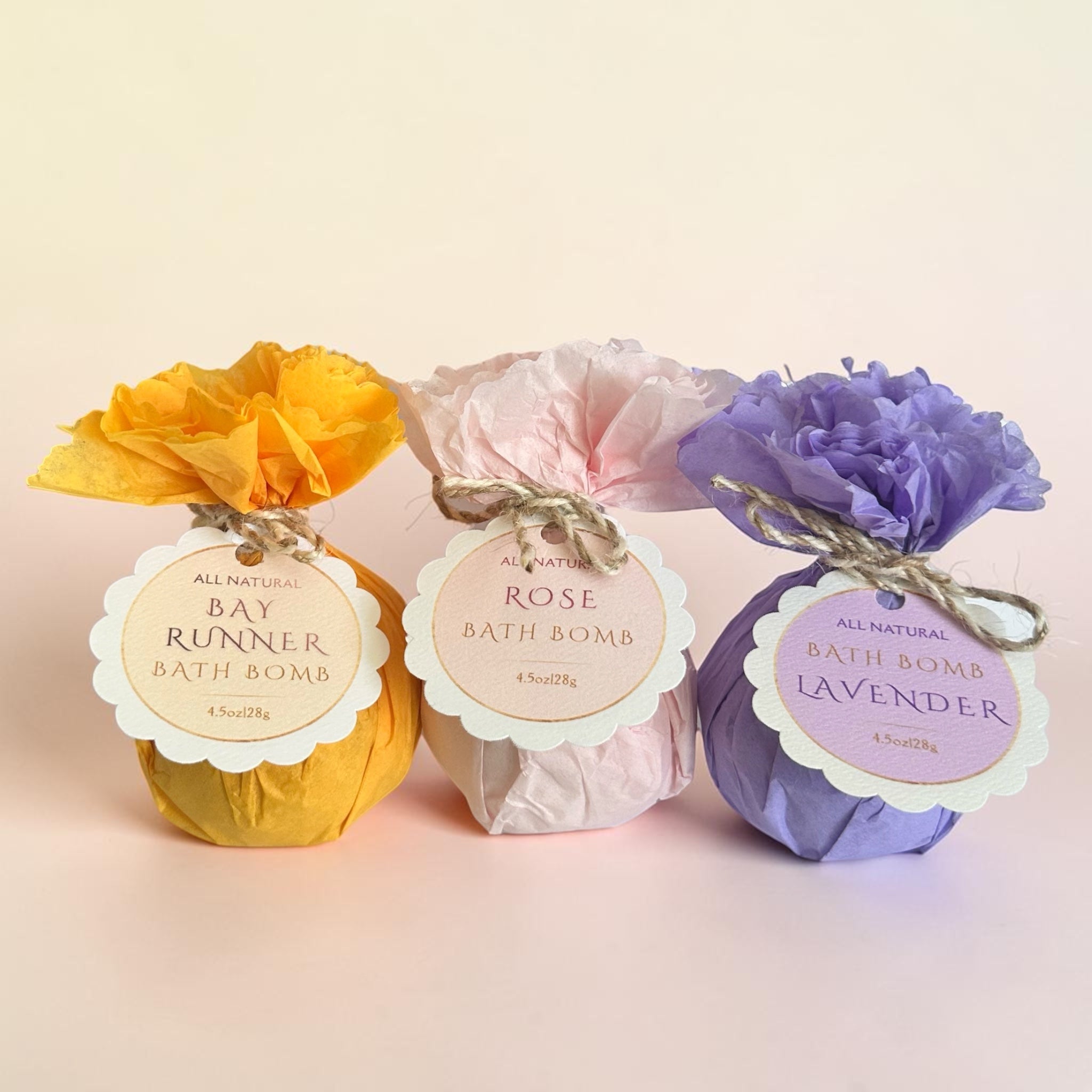 All Natural ROSE Bath Bomb