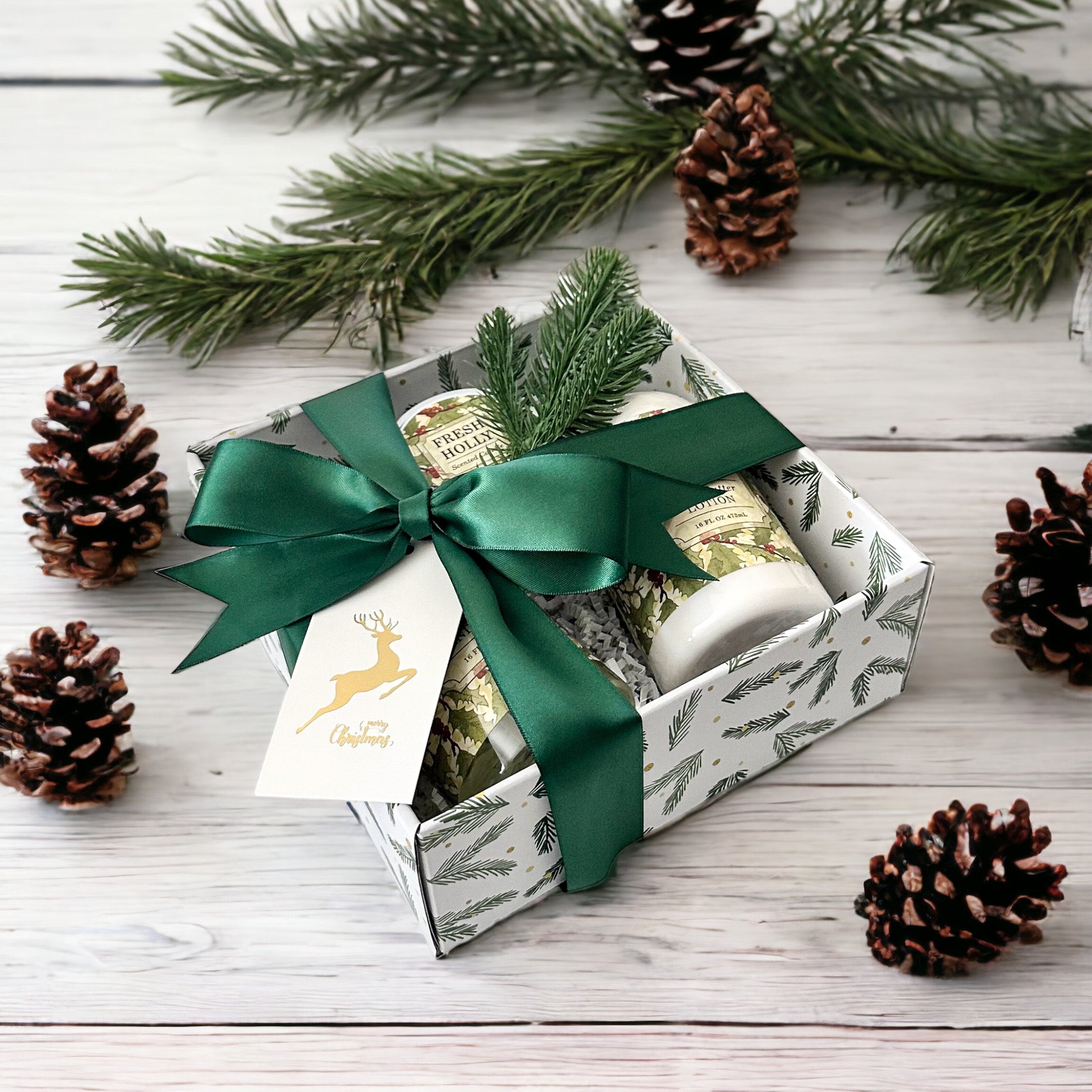 Greenwich Bay Trading Company FRESH HOLLY Holiday Gift Set