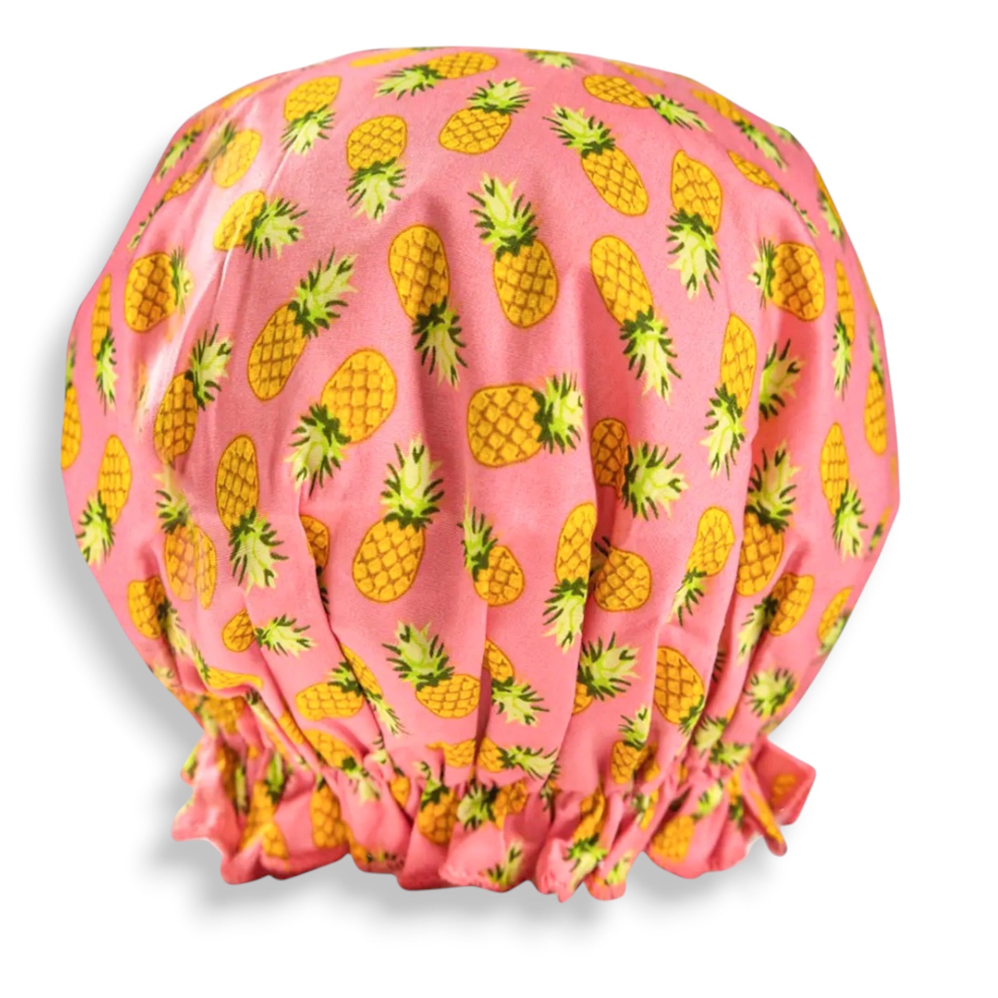 Bouffant SHOWER CAPS Retro Pineapples