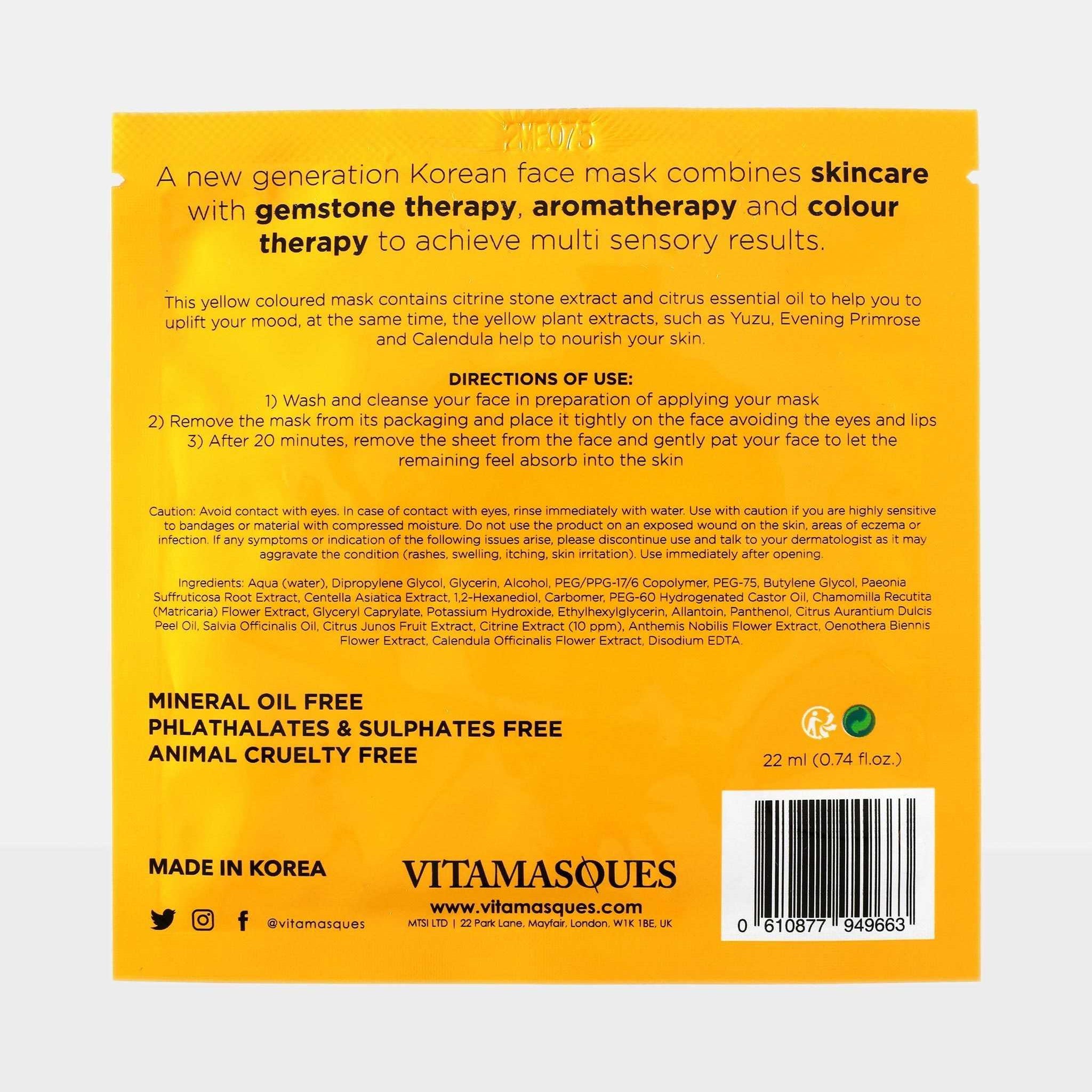 CITRINE Face Sheet Mask