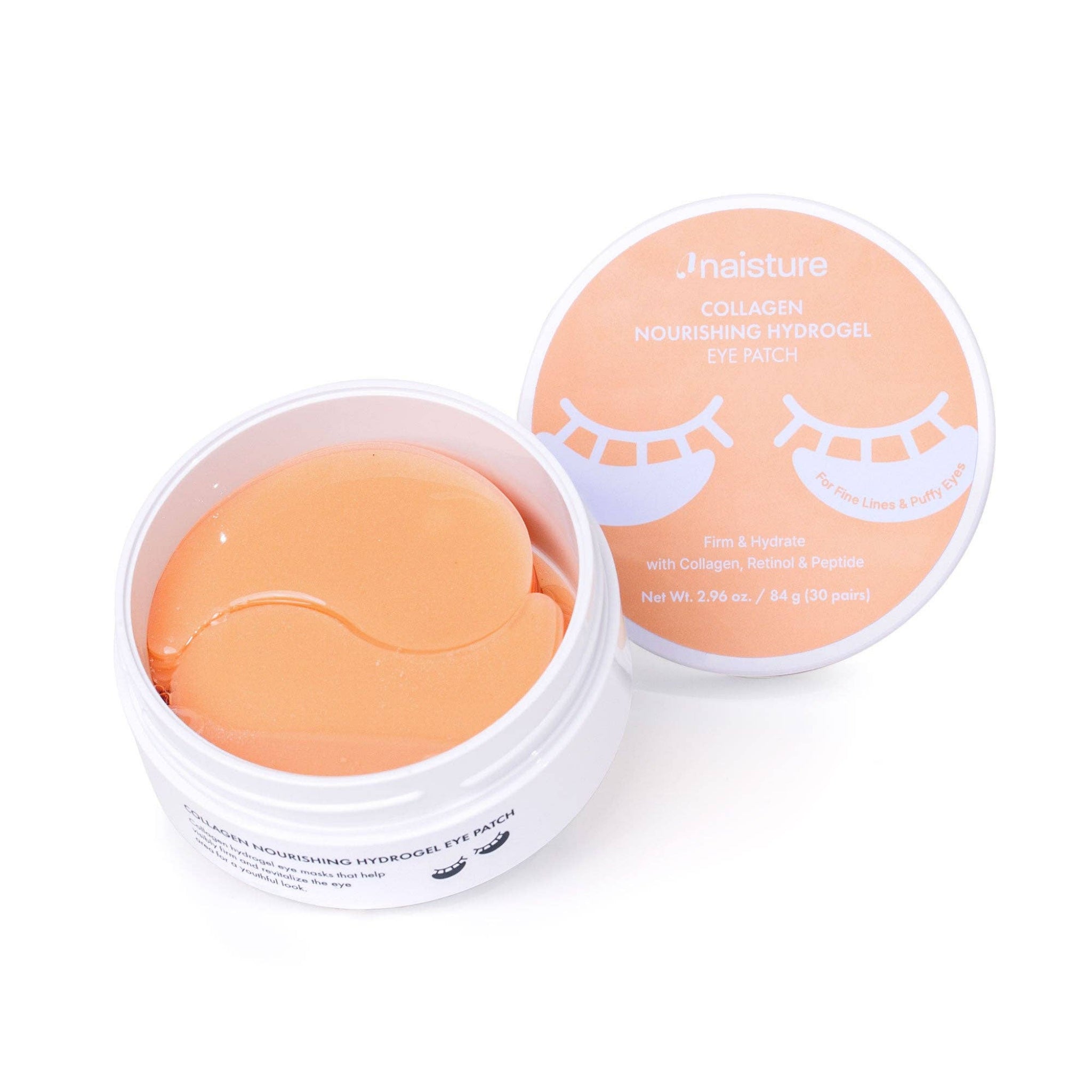 Collagen Nourishing Hydrogel Eye Patches – Fine Lines & Puffiness | 30 Pairs
