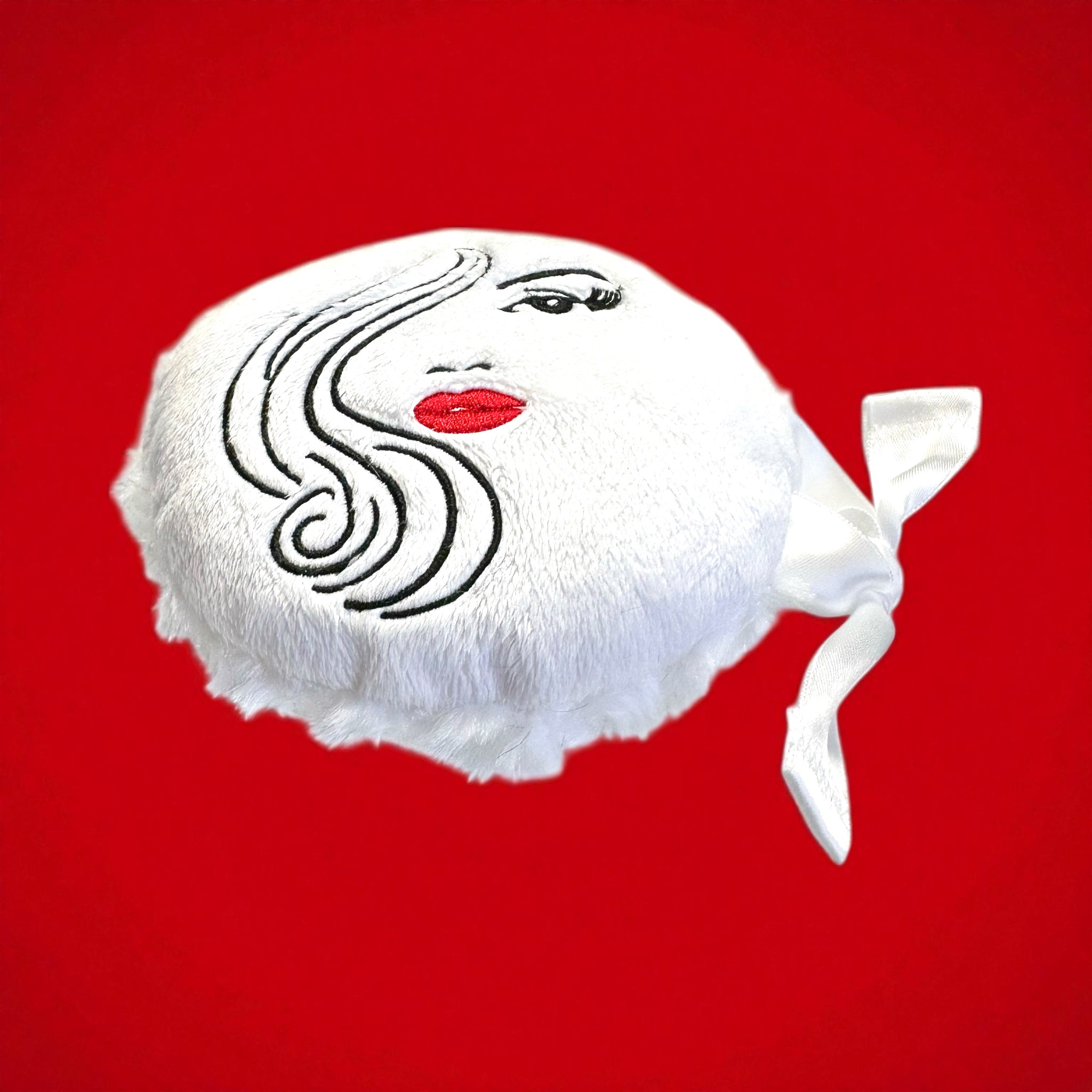 Embroidered Powder Puff